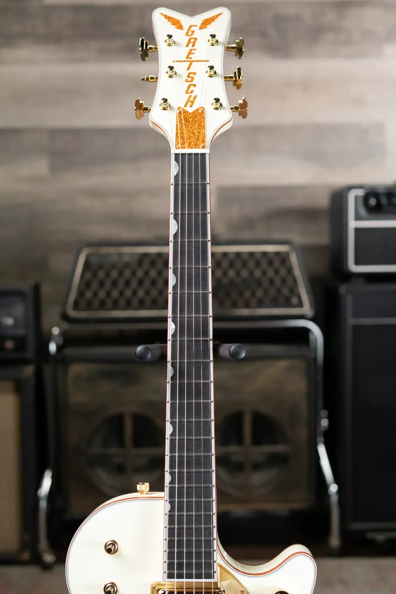 Gretsch G6134T-58 Vintage Select ’58 Penguin with Bigsby, TV Jones - Vintage White with Hardshell Case