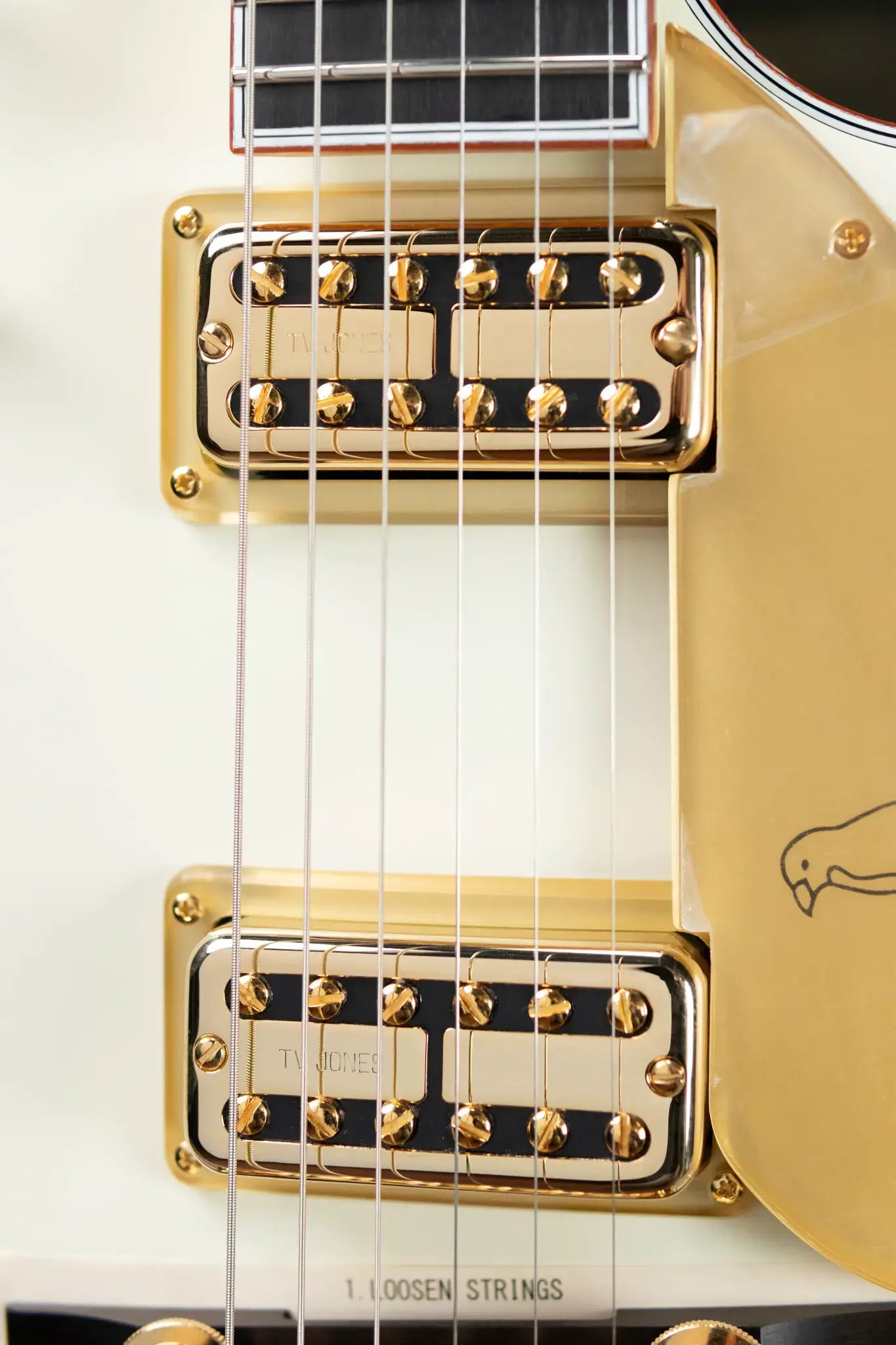 Gretsch G6134T-58 Vintage Select ’58 Penguin with Bigsby, TV Jones - Vintage White with Hardshell Case