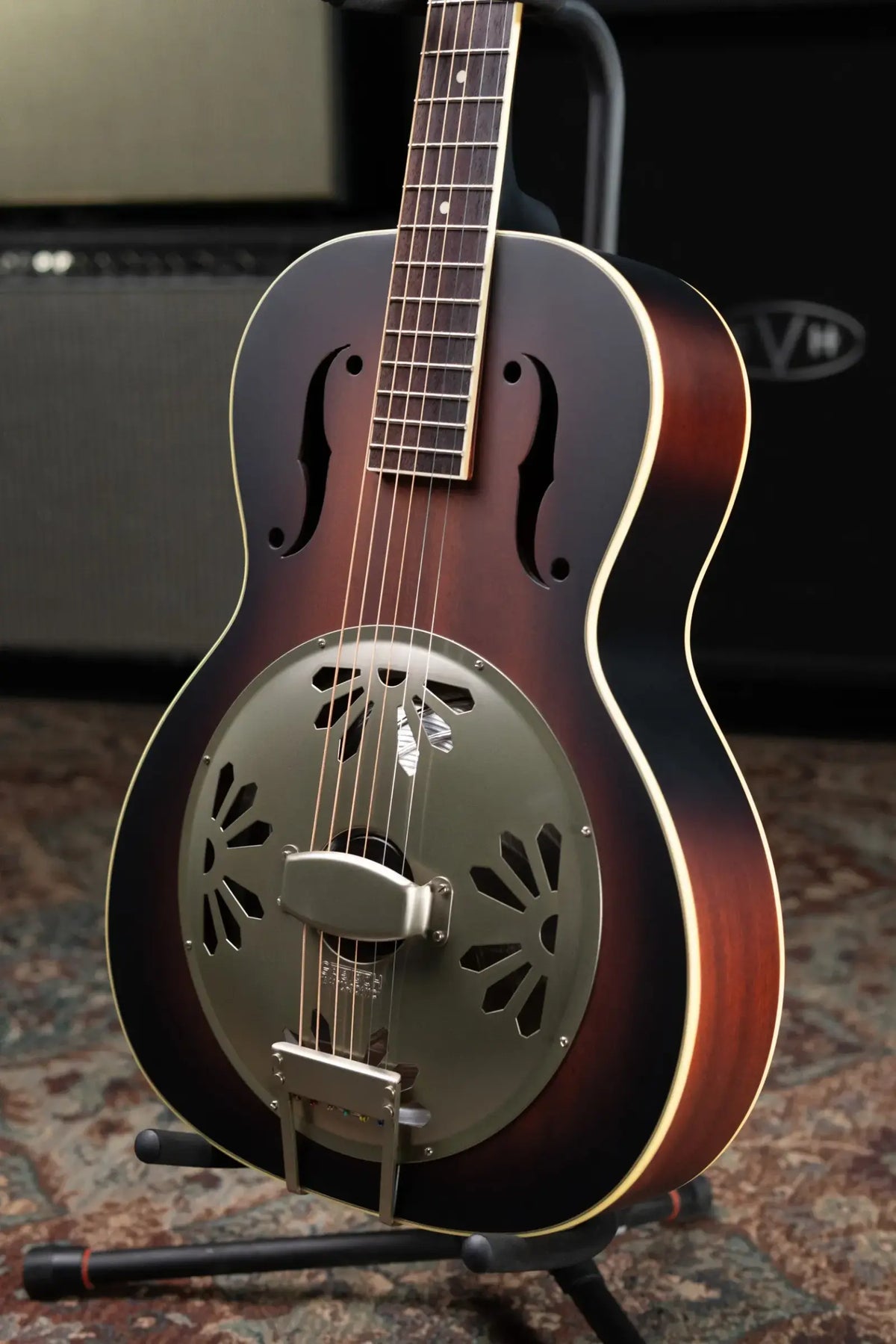 Gretsch G9241 Alligator Biscuit Round-Neck Acoustic/Electric Resonator Guitar - 2-Color Sunburst