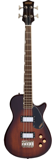 Gretsch Streamliner Jet Club Bass Single-Cut, Laurel Fingerboard - Havana Burst