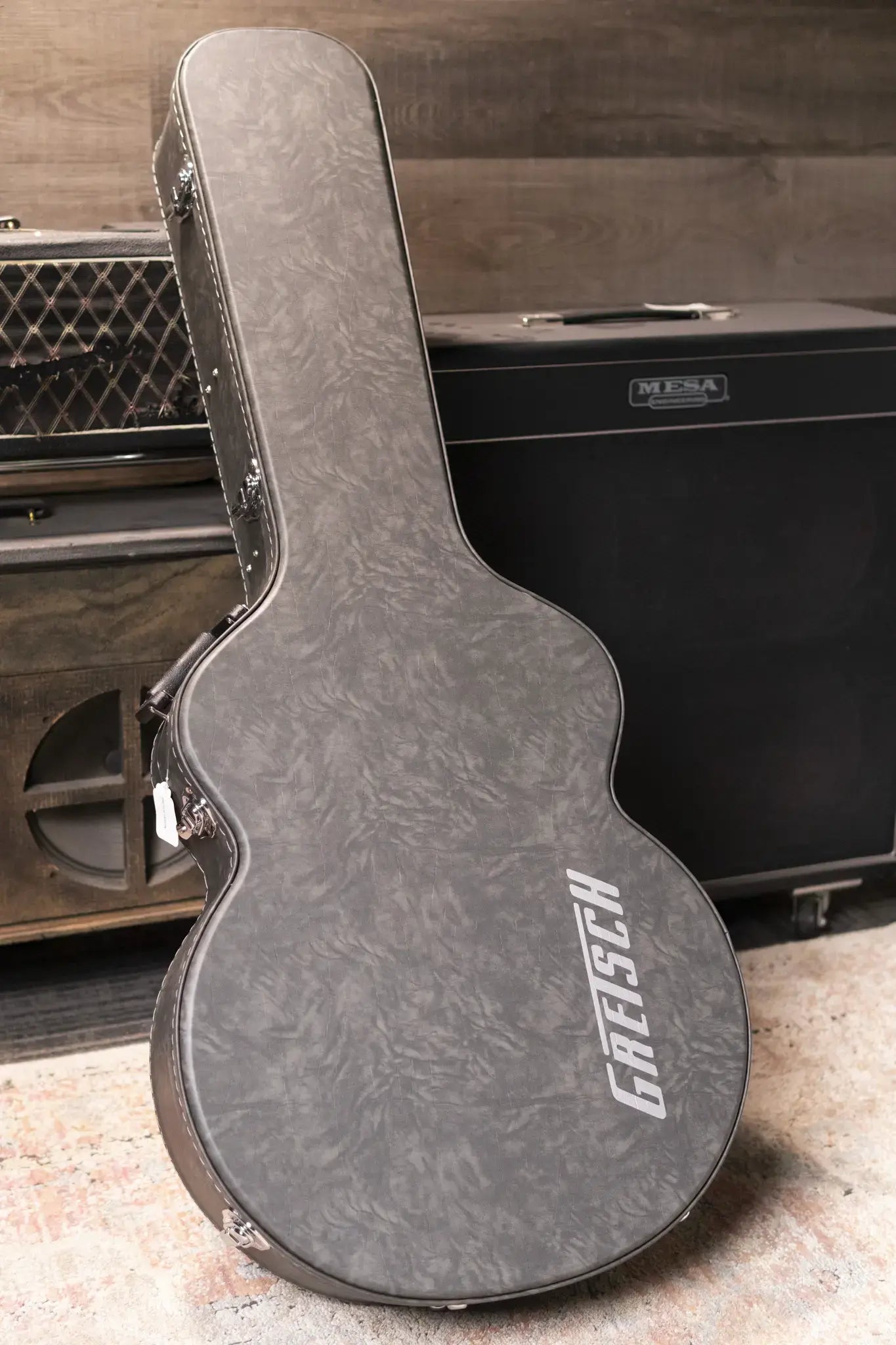 Gretsch Synchromatic Falcon Hollow Body Single-Cut with Bigsby Electric Guitar - Snowcrest White with Hardshell Case