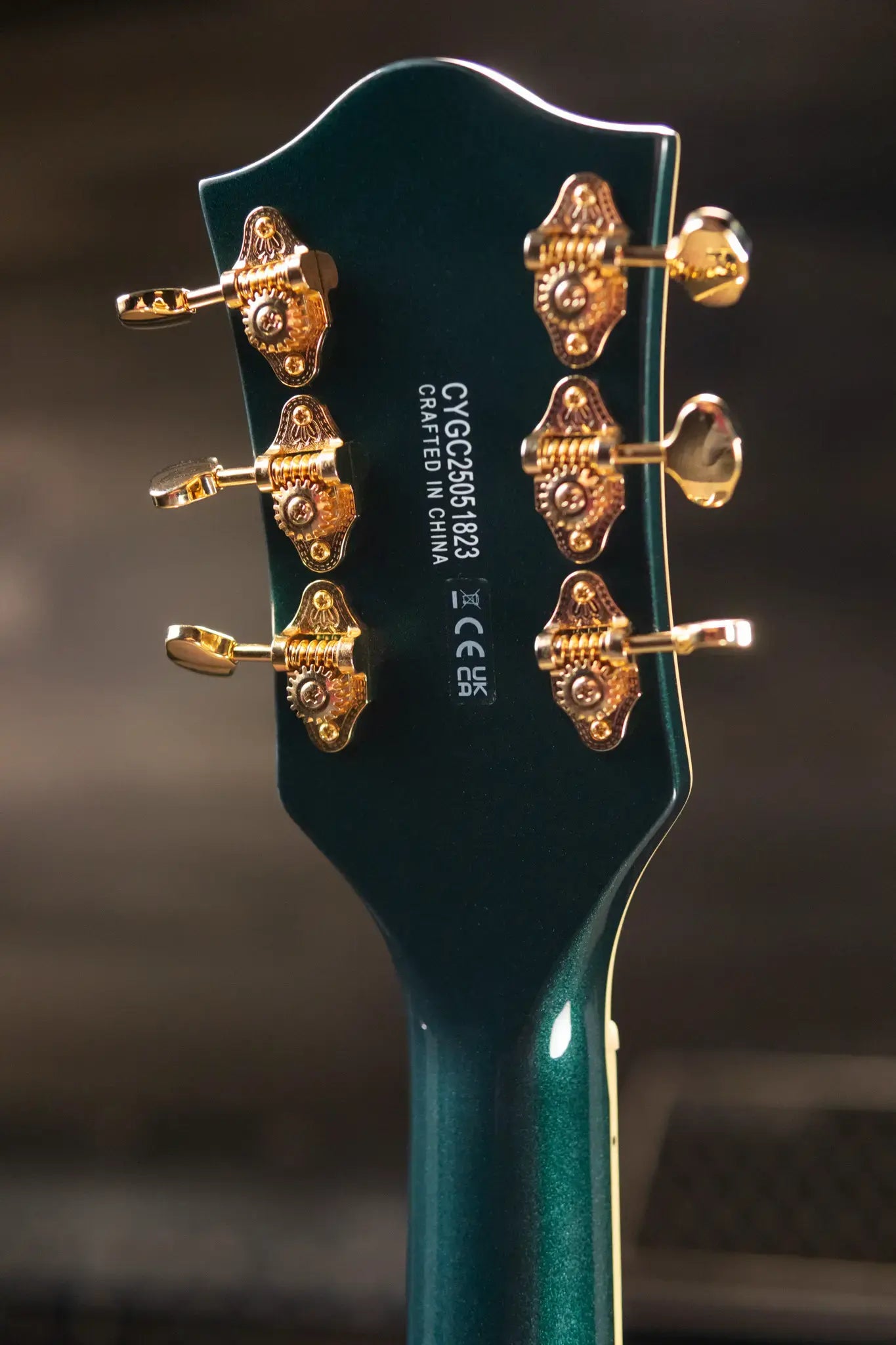 Gretsch Synchromatic Nashville Hollow Body Single-Cut with Bigsby Electric Guitar - Cadillac Green with Hardshell Case