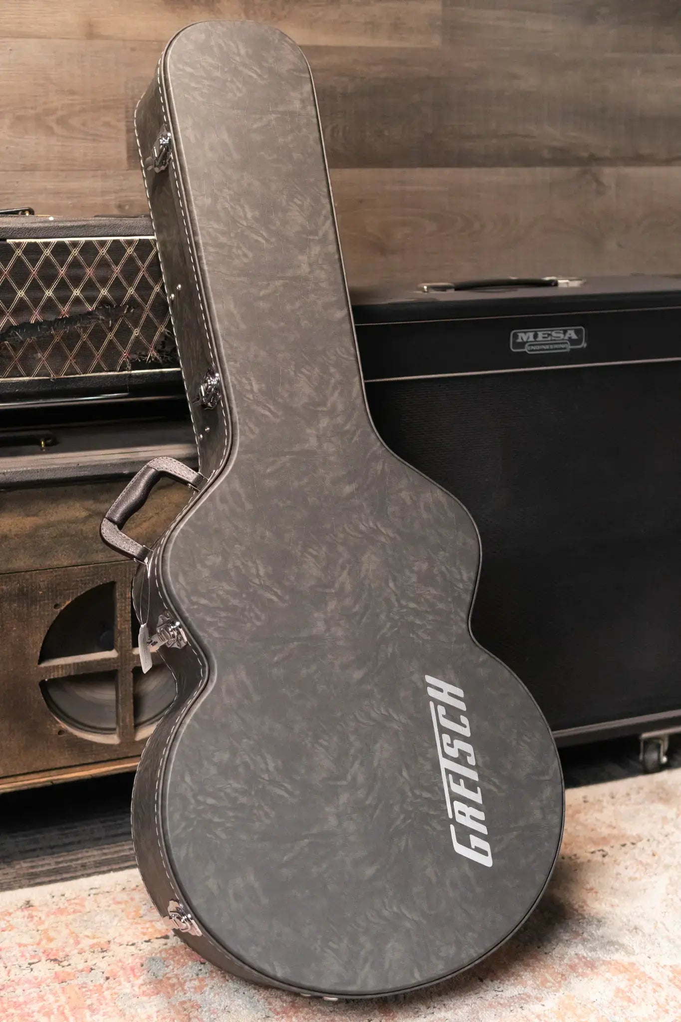 Gretsch Synchromatic Nashville Hollow Body Single-Cut with Bigsby Electric Guitar - Cadillac Green with Hardshell Case