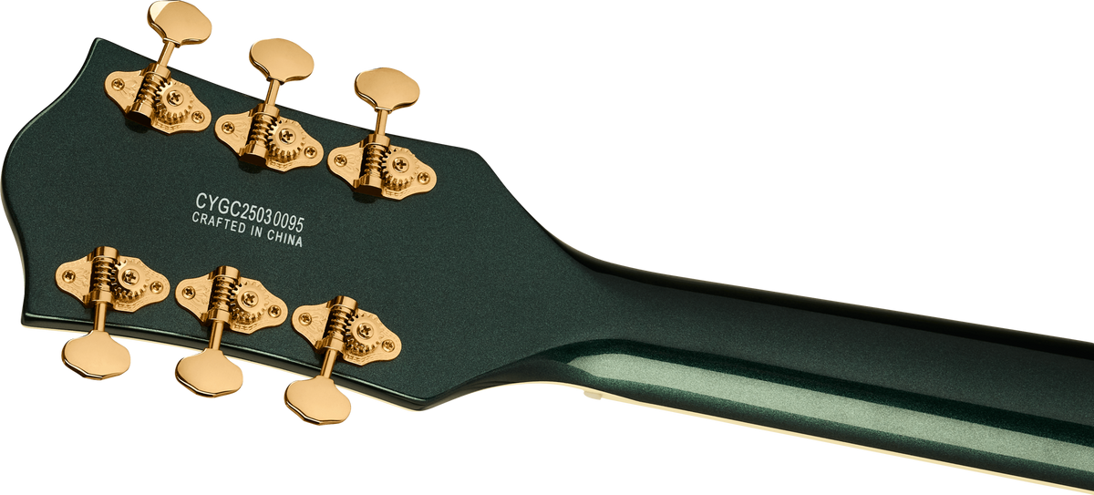 Gretsch Synchromatic Nashville Hollow Body Single-Cut with Bigsby Electric Guitar - Cadillac Green with Hardshell Case