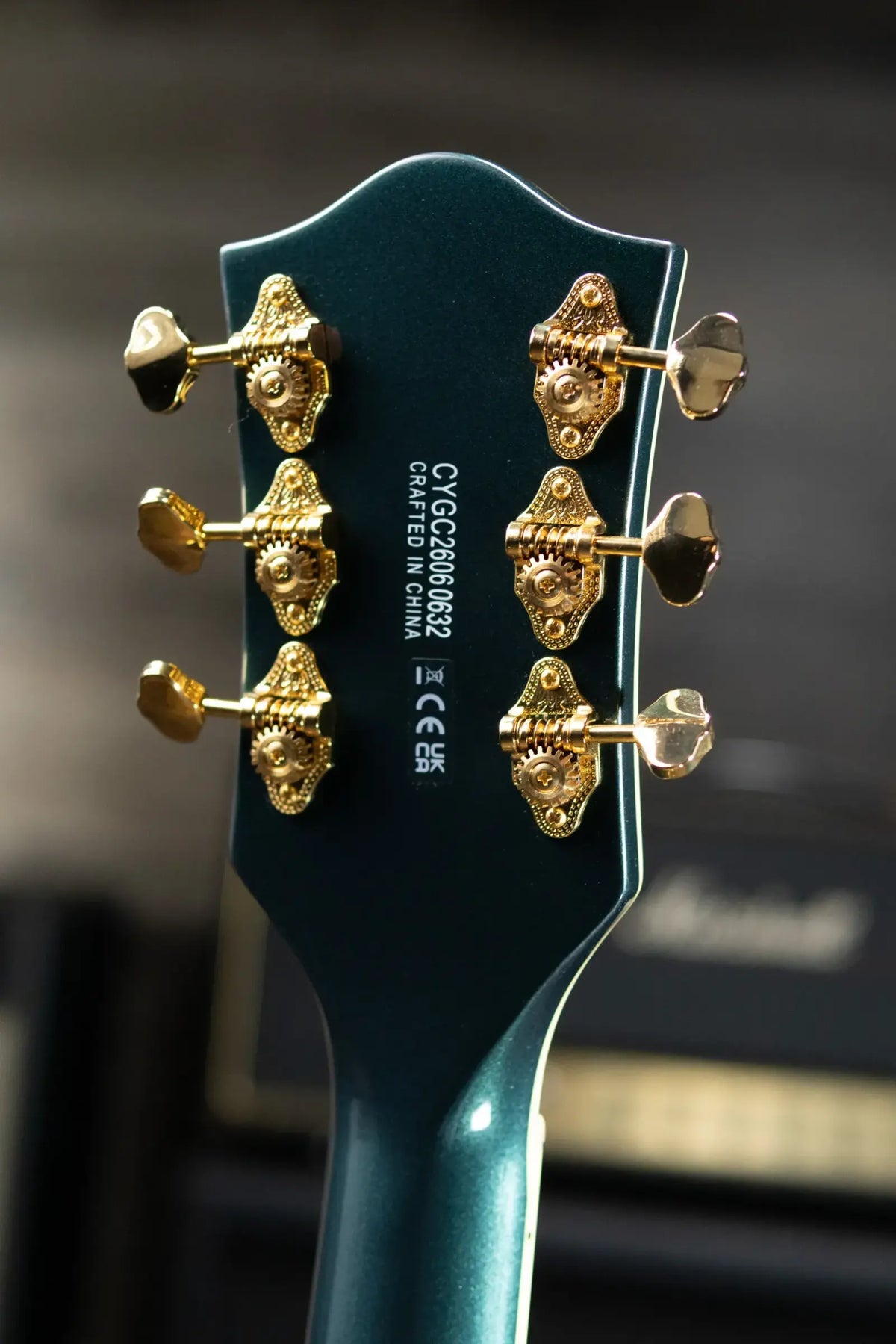 Gretsch Synchromatic Nashville Hollow Body Single-Cut with Bigsby Electric Guitar - Cadillac Green with Hardshell Case