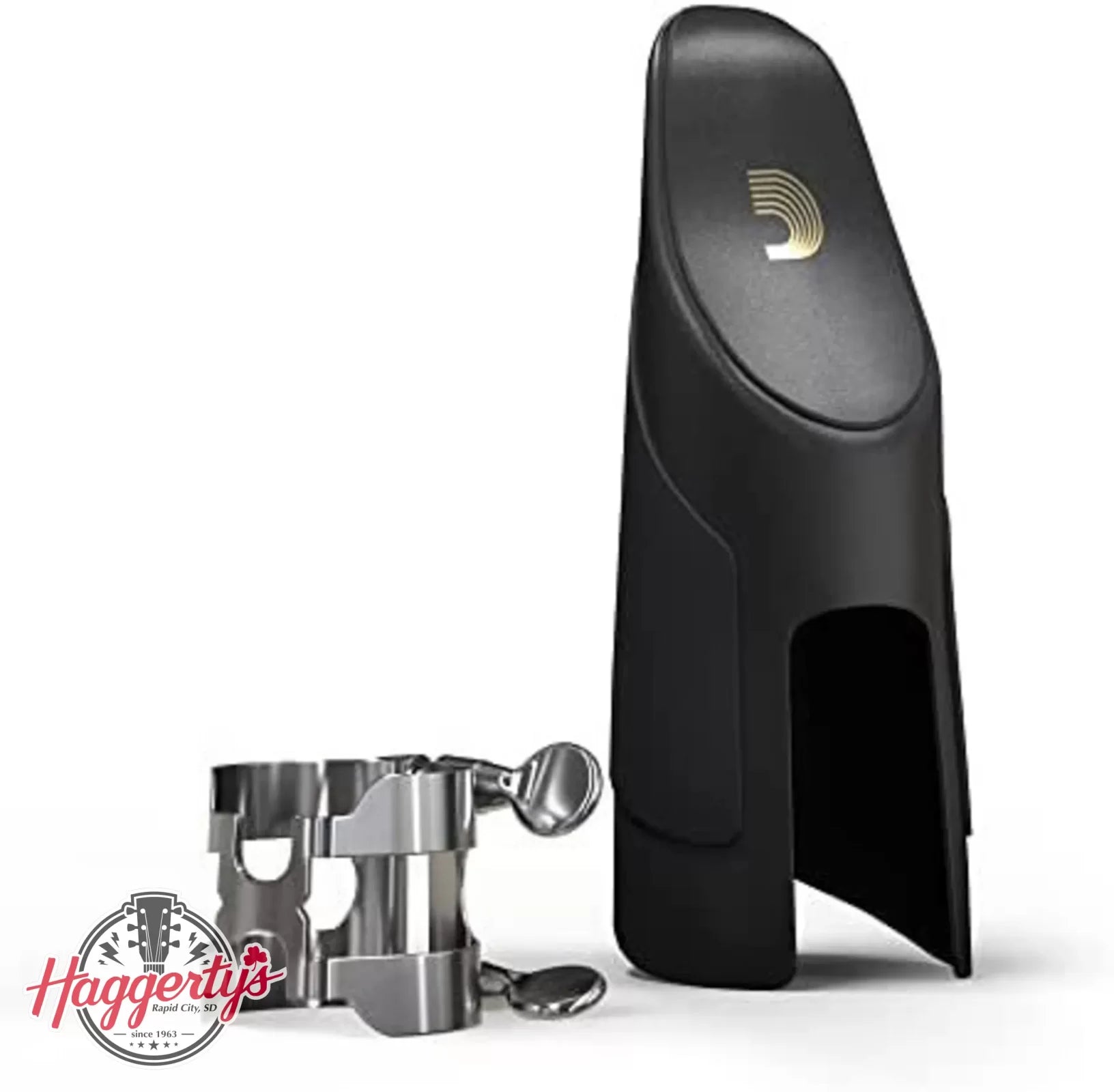 D'Addario H-Ligature & Cap Alto Saxophone Silver