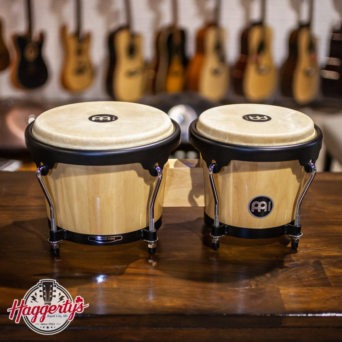 Meinl Wood Bongos 6.75" & 8" Natural