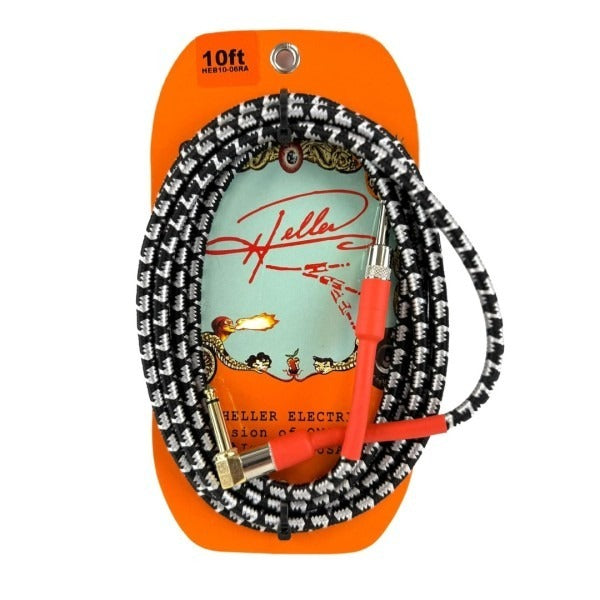 Henry Heller HEB10-06 Braided Instrument Cable - 10 ft