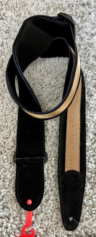 Henry Heller HP-2GLD 2" Wide Peruvian Adjustable Guitar Strap - Gold