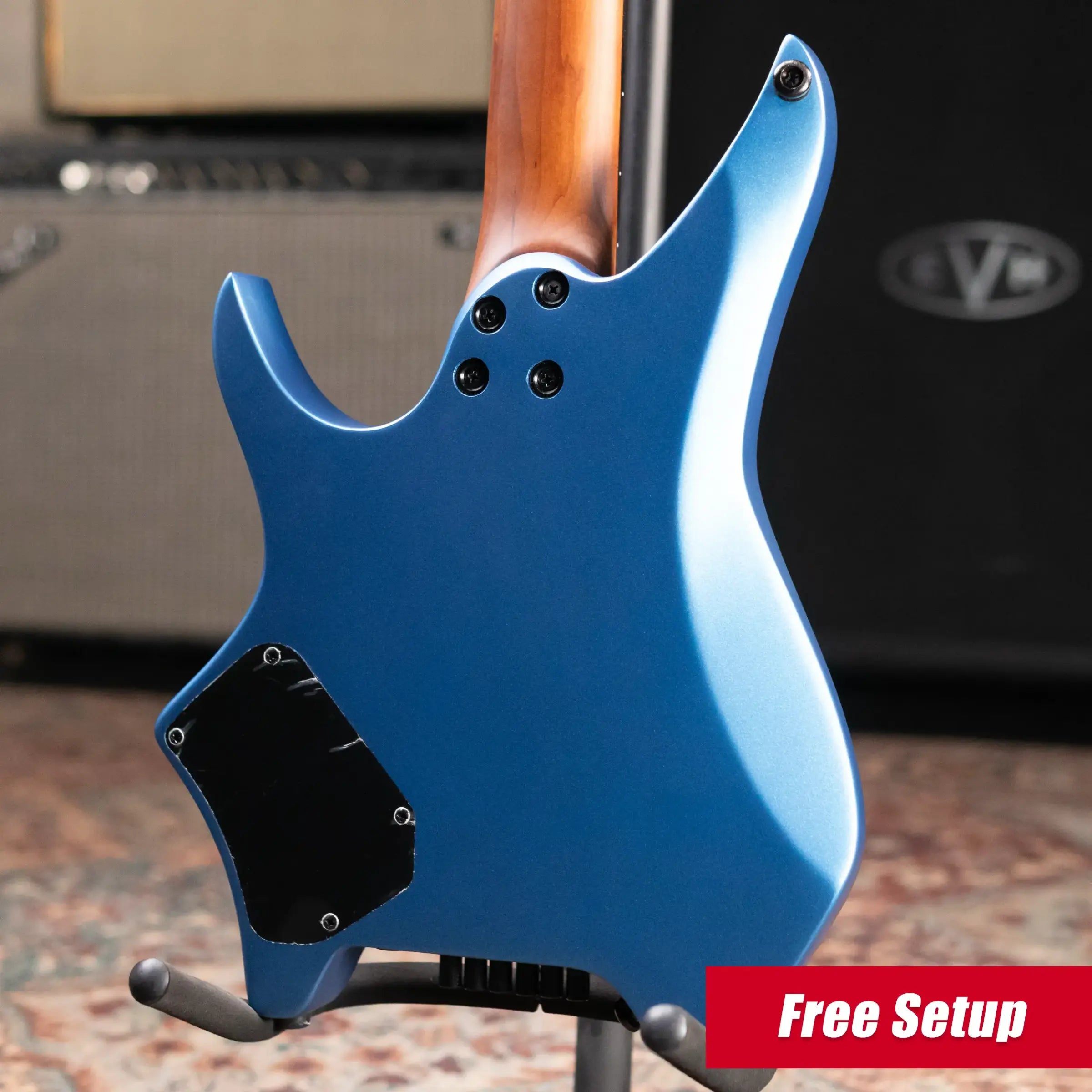 Hils NEXT HN3 Gen 2 Headless Guitar - Electric Blue with Gig Bag - Used