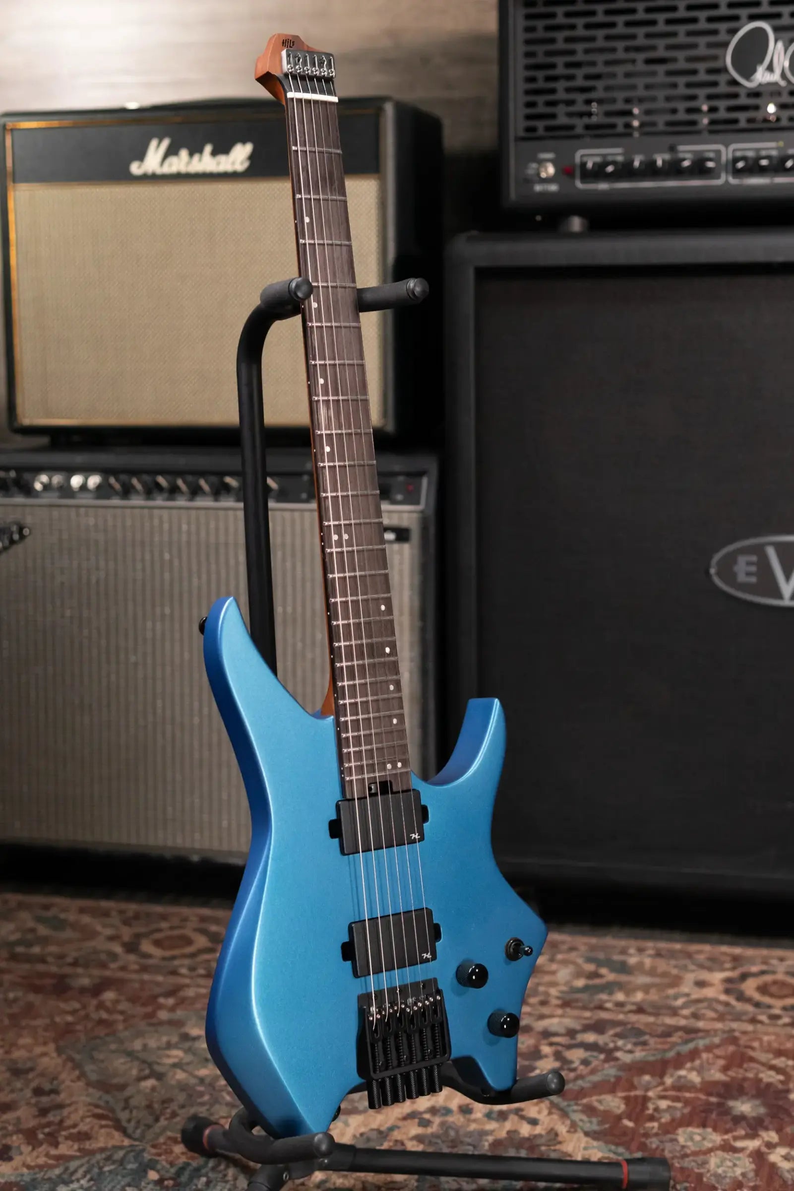 Hils NEXT HN3 Gen 2 Headless Guitar - Electric Blue with Gig Bag - Used