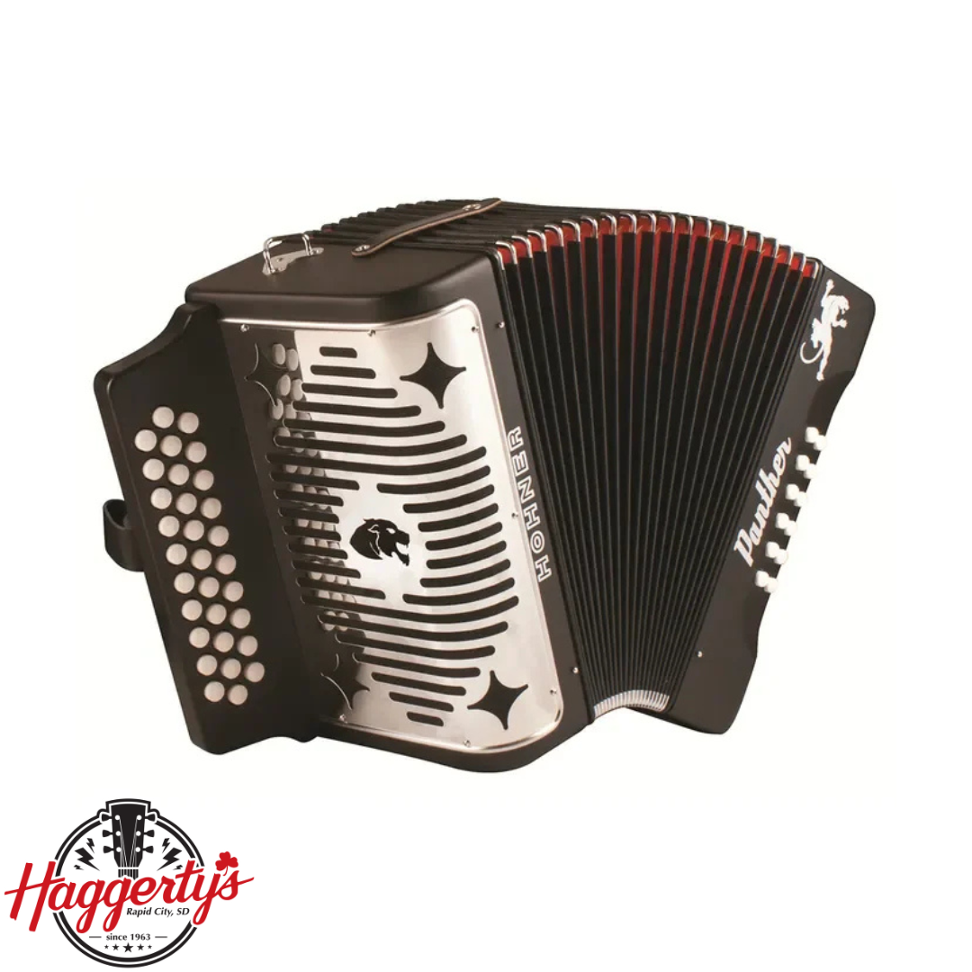 Hohner 3100GB Panther Diatonic Accordion GCF