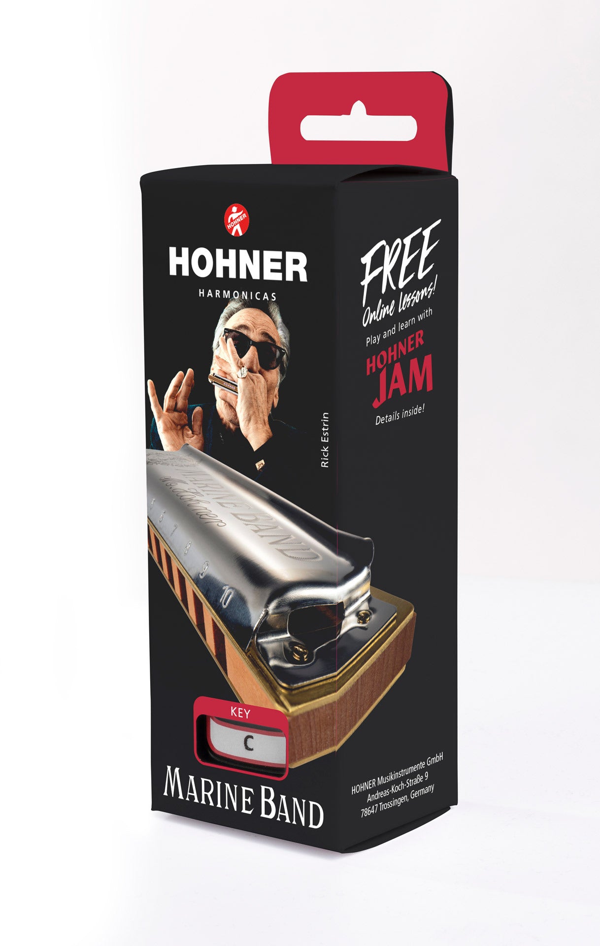 Hohner MBAND-A Marine Band 1896 Harmonica - A Major