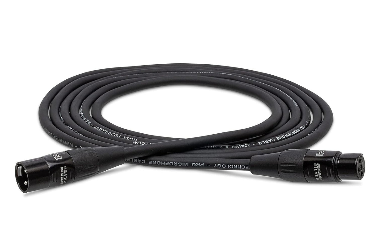 Hosa HMIC 003 Pro Microphone Cable REAN XLR3F to XLR3M 3 ft
