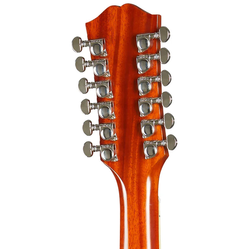 Epiphone Hummingbird 12-String All Solid Acoustic/Electric Guitar - Aged Cherry Sunburst Gloss
