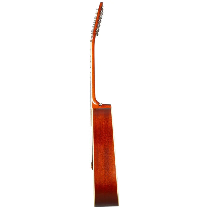 Epiphone Hummingbird 12-String All Solid Acoustic/Electric Guitar - Aged Cherry Sunburst Gloss