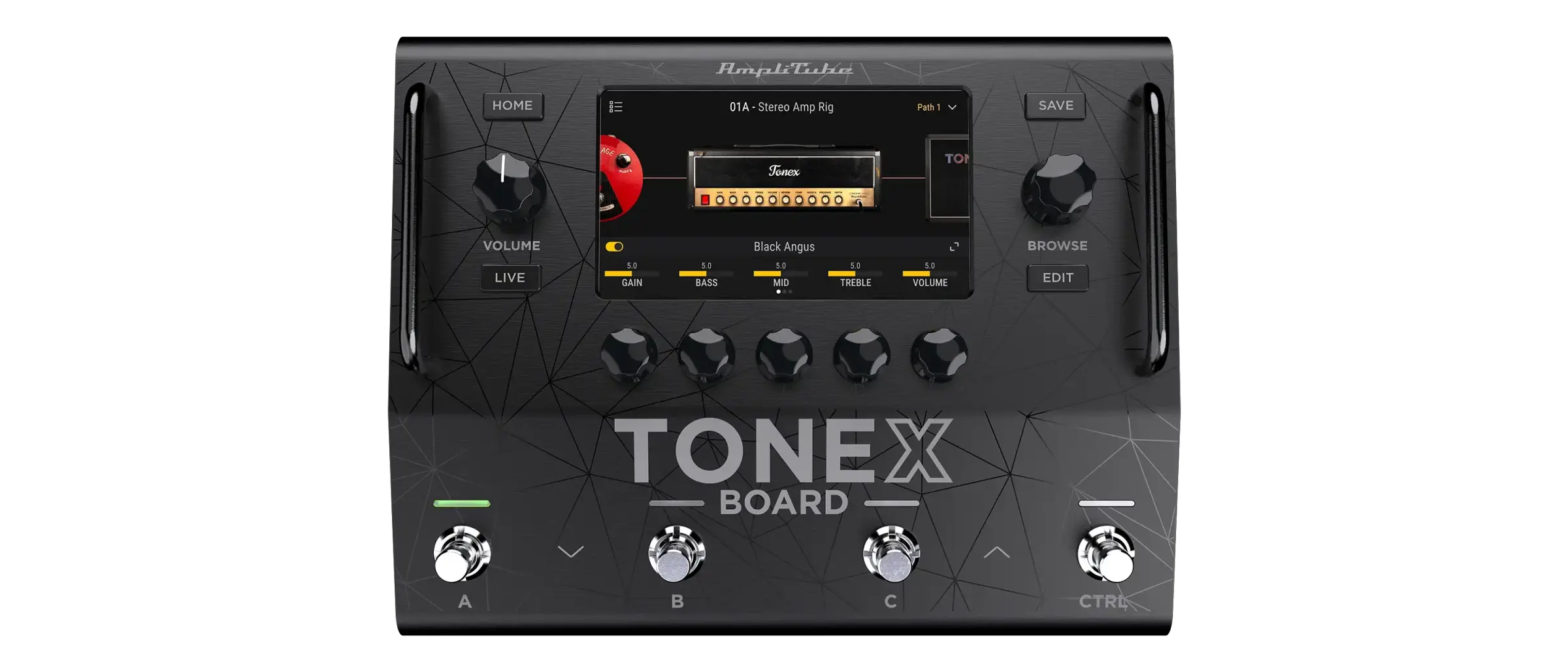 IK Multimedia Tonex Board Multi-effect Unit and Amp Modeler