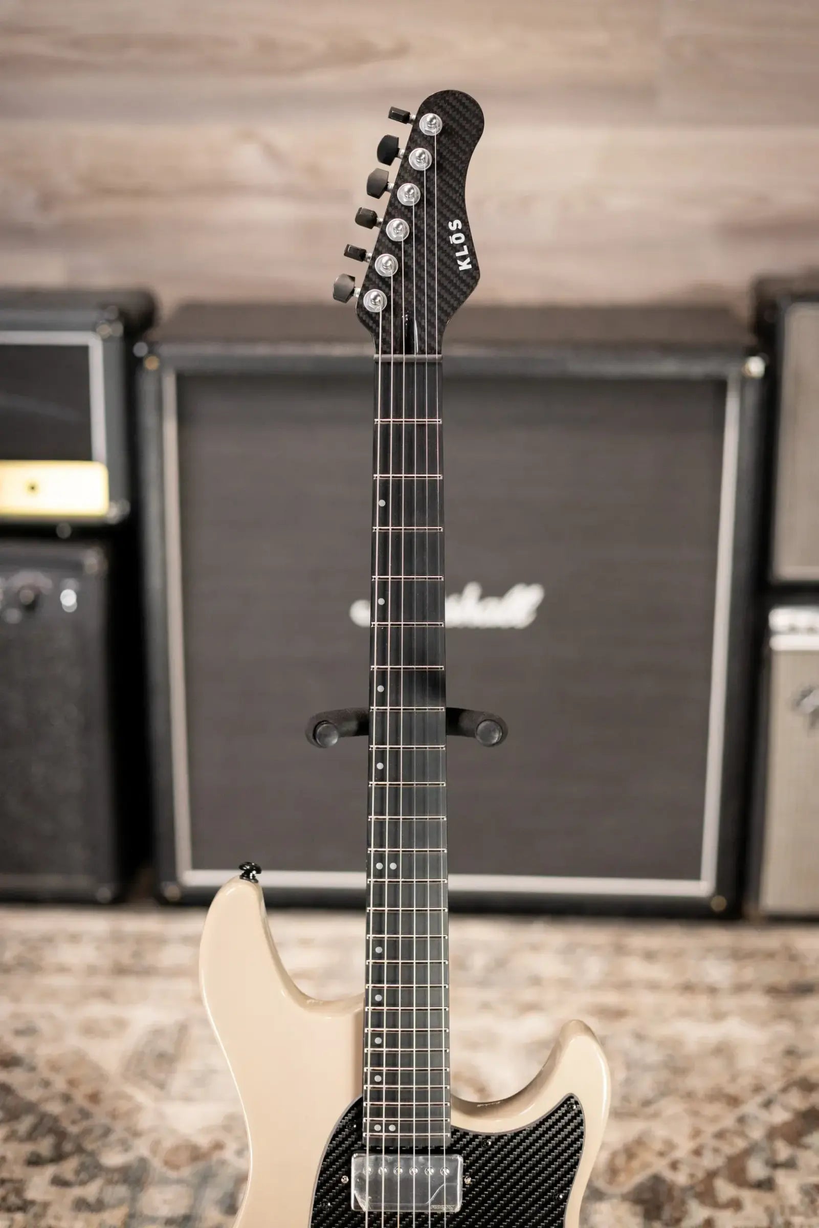 KLOS Custom Series Artemis 24 Fishman Electric Guitar - Feather with Locking Tuners and Gig Bag