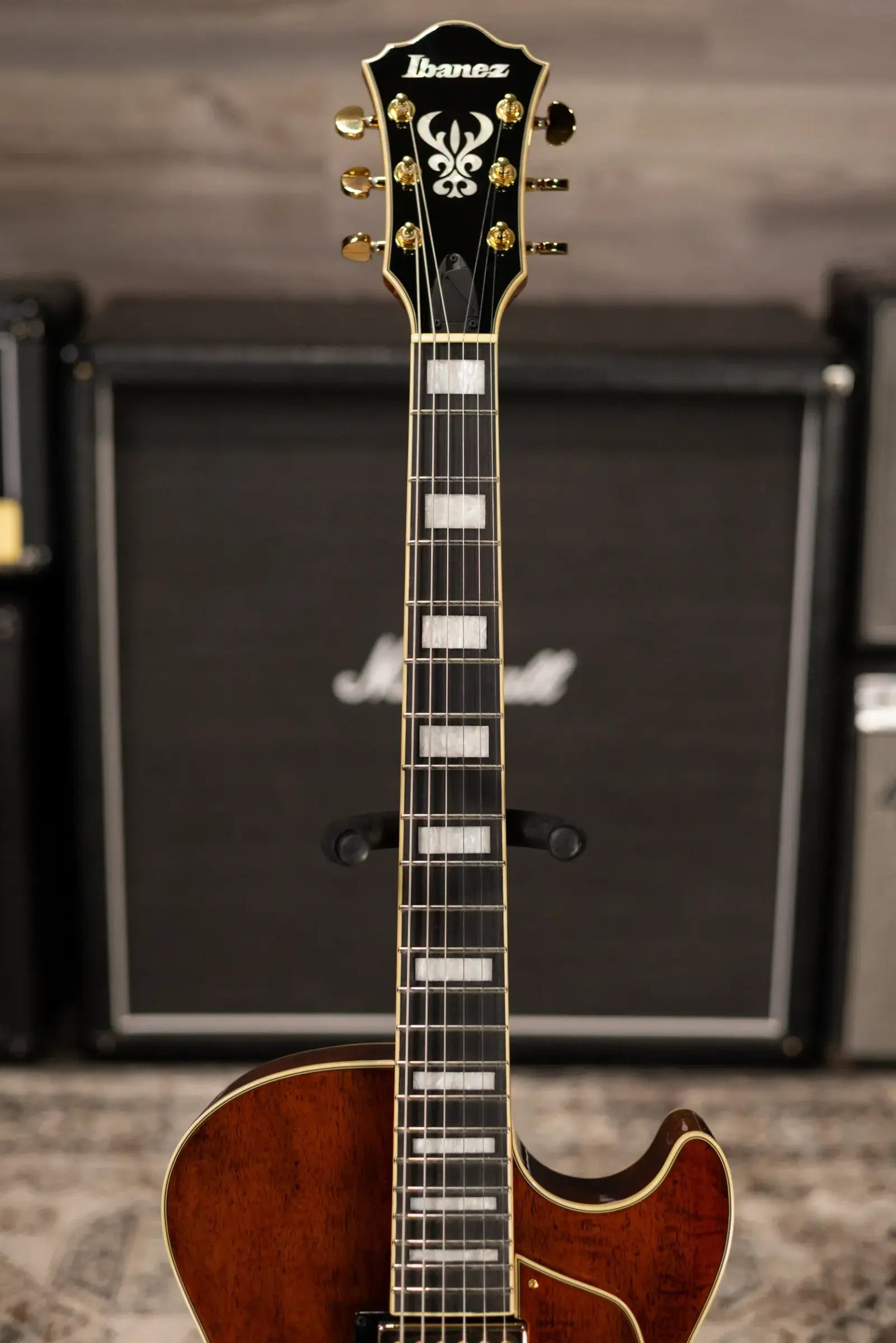 Ibanez AG95MGDA Artcore Expressionist Hollowbody Electric Guitar - Dark Amber