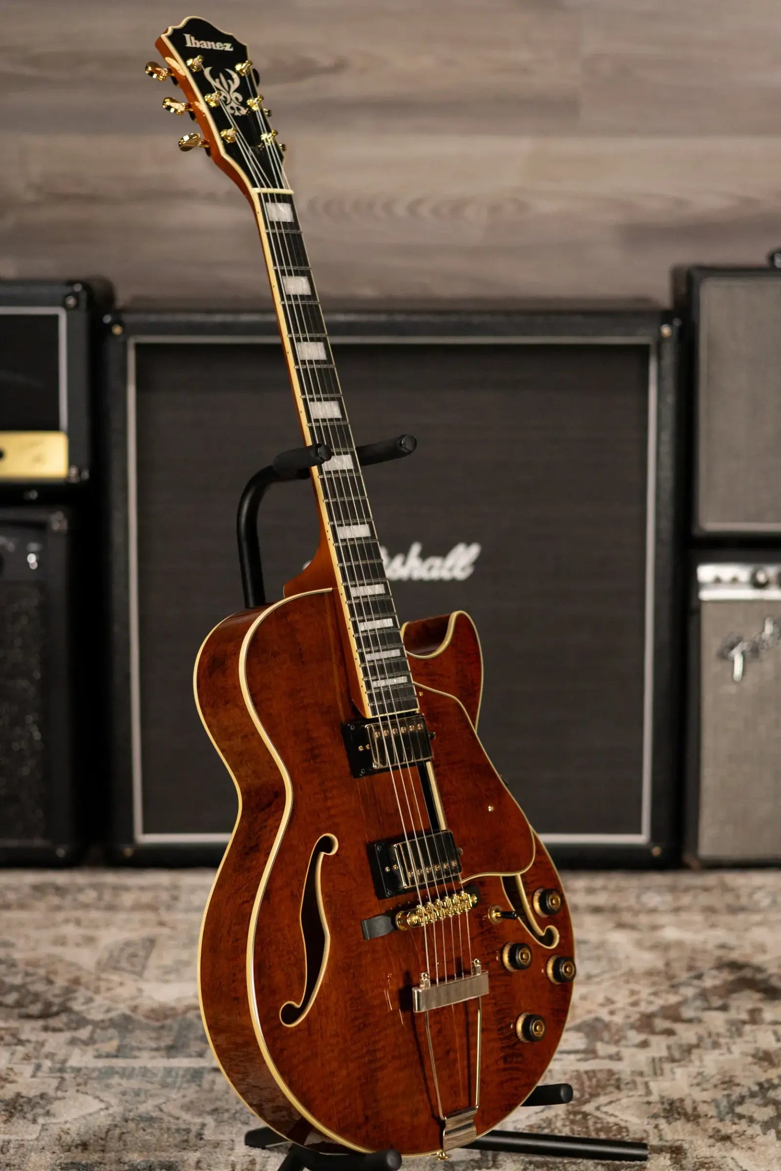 Ibanez AG95MGDA Artcore Expressionist Hollowbody Electric Guitar - Dark Amber