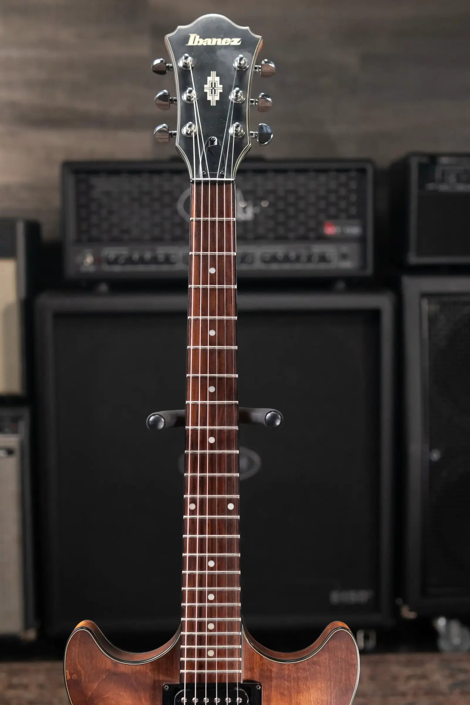 Ibanez AM73B Artcore Semi-Hollow Electric Guitar Tobacco Flat with Hardshell Case - Used