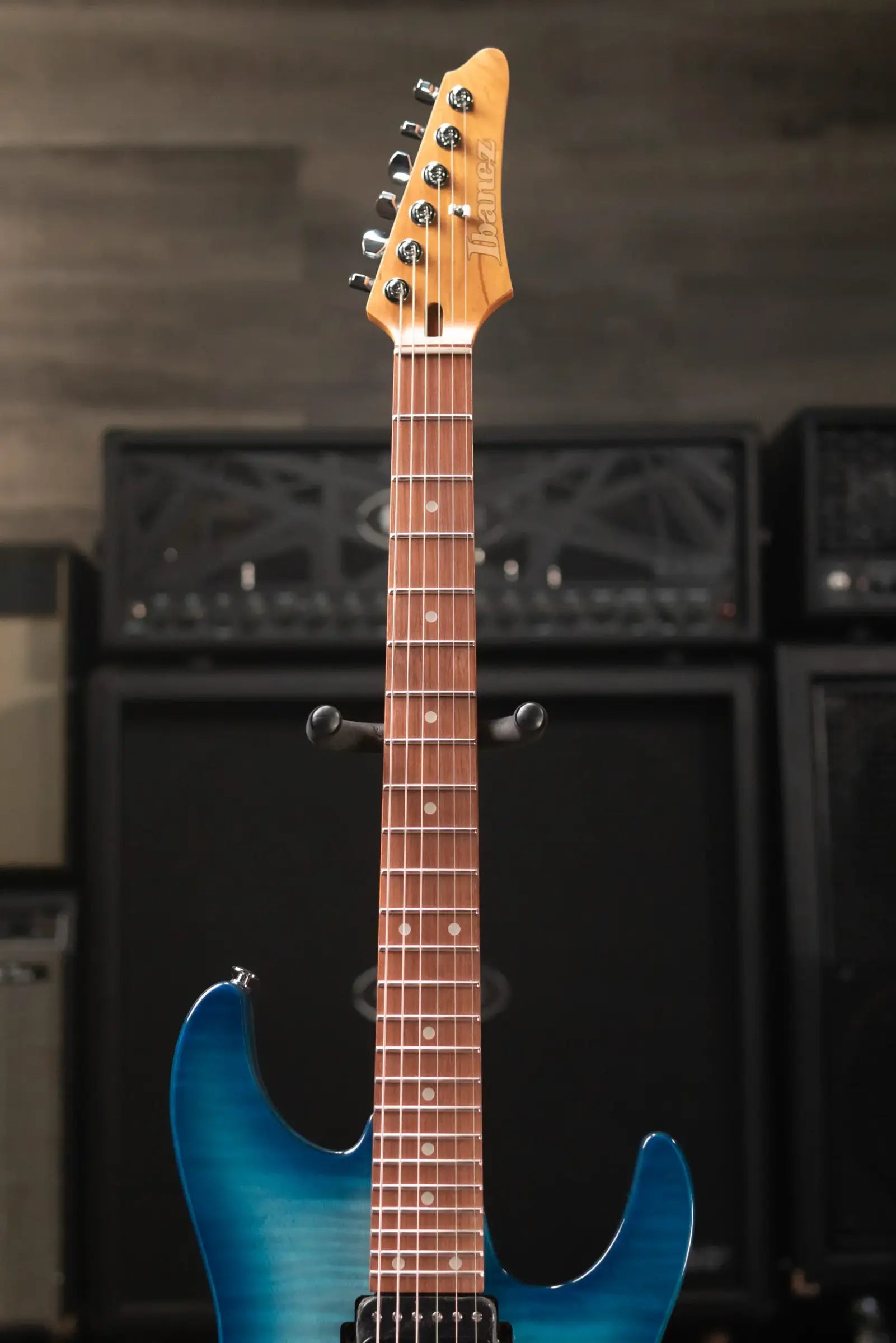 Ibanez AZ24S1F Electric Guitar - Transparent Turquoise Burst
