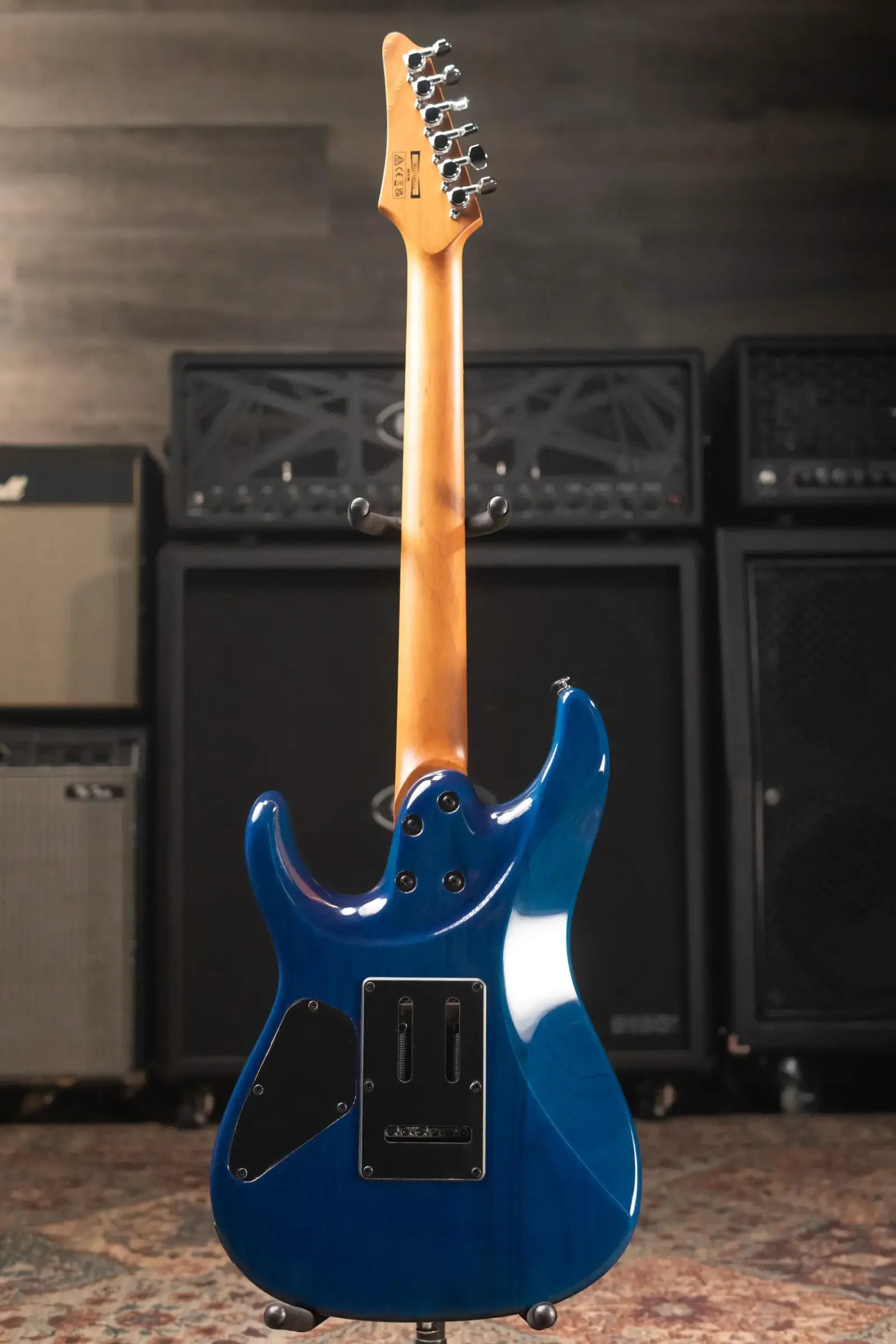 Ibanez AZ24S1F Electric Guitar - Transparent Turquoise Burst