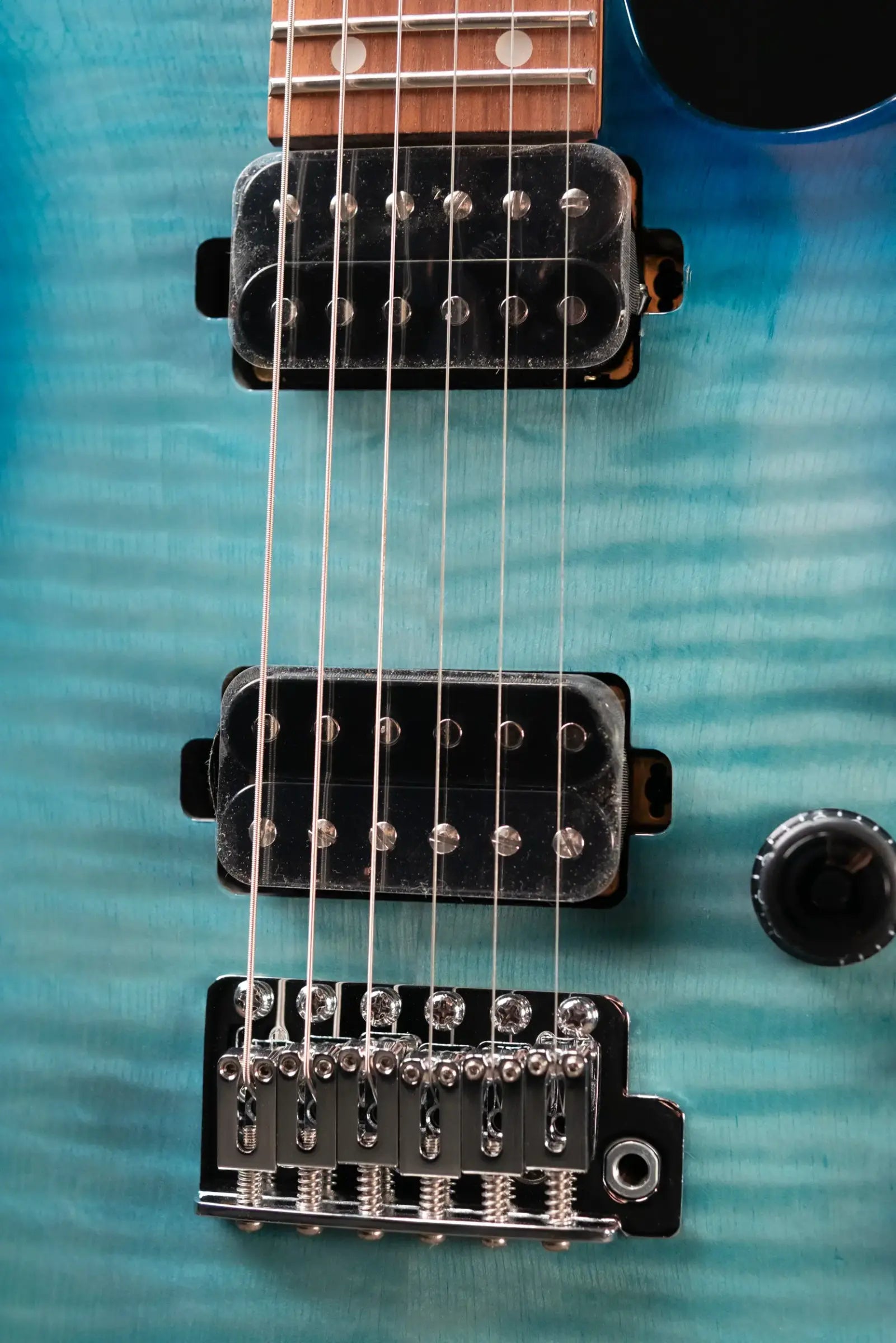 Ibanez AZ24S1F Electric Guitar - Transparent Turquoise Burst