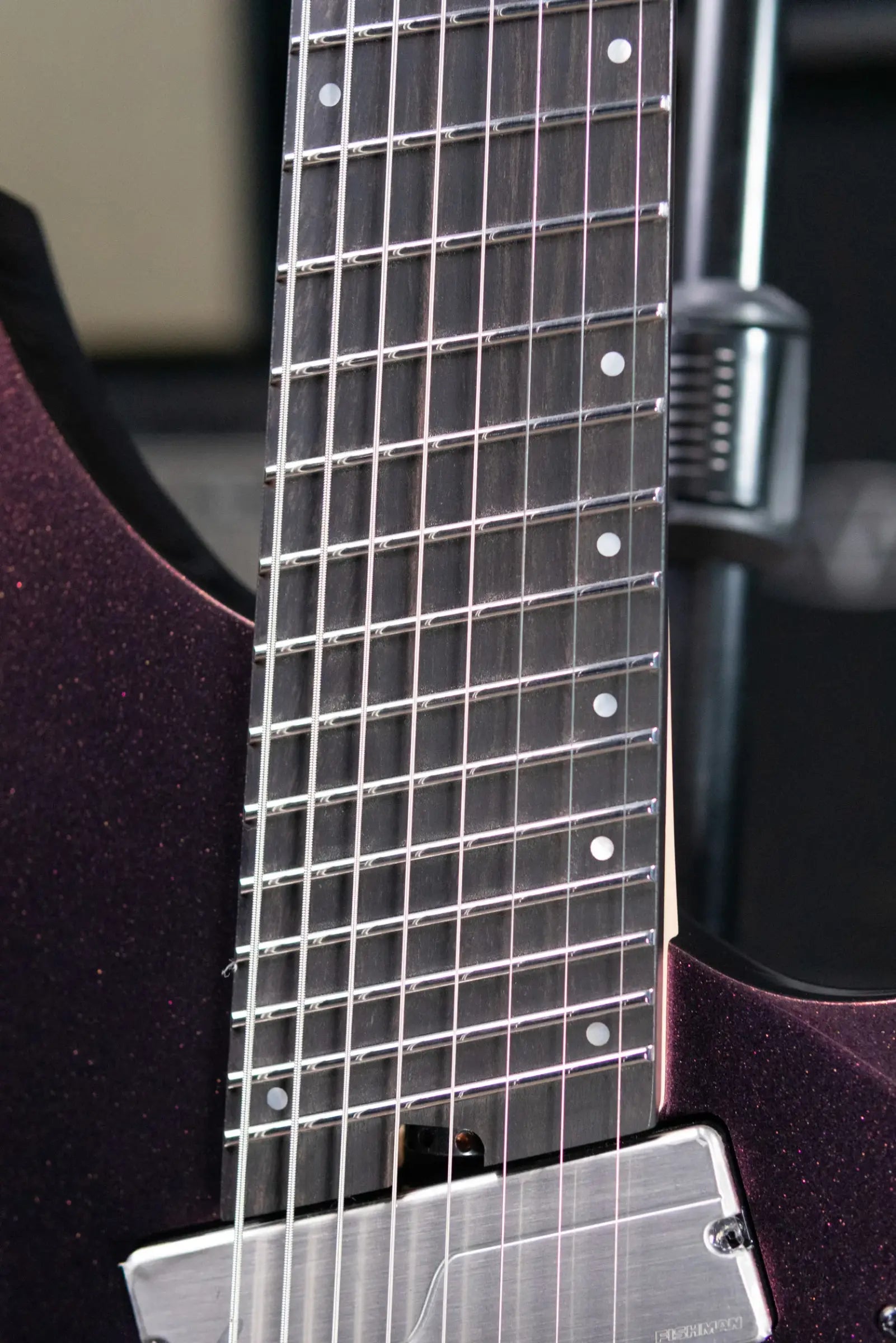 Ibanez Alpha A528 Multi-Scale 8-String Electric Guitar - Coral Mirage with Gig Bag