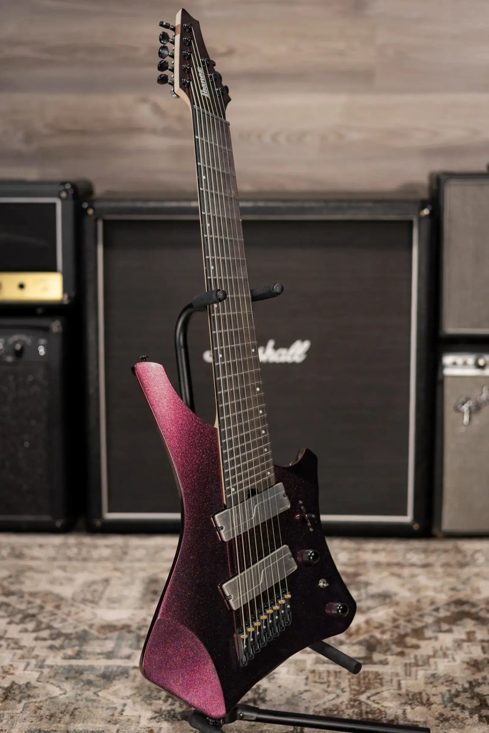 Ibanez Alpha A528 Multi-Scale 8-String Electric Guitar - Coral Mirage with Gig Bag