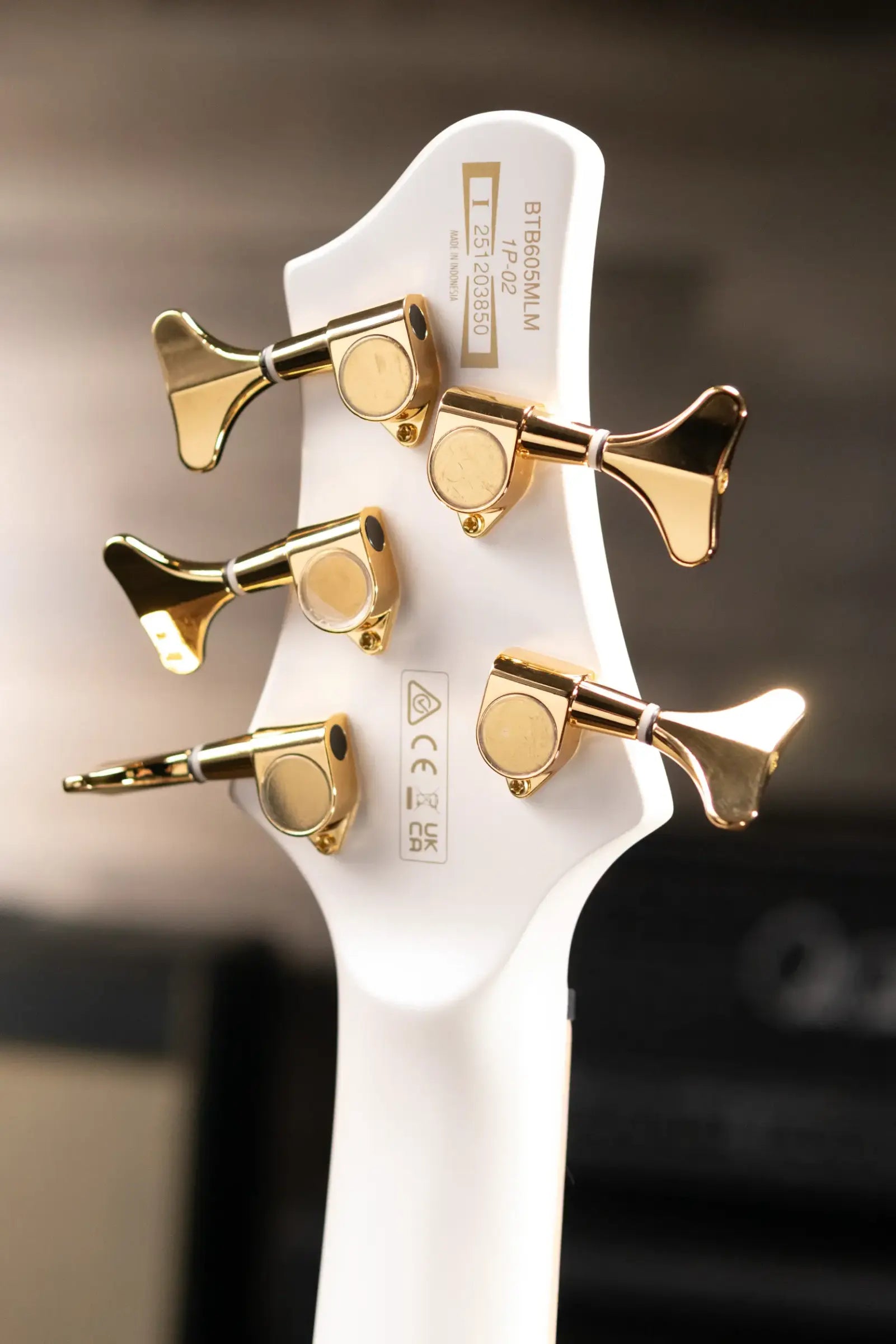 Ibanez BTB605MLMPWM 5- String Electric Bass - Pearl White Matte