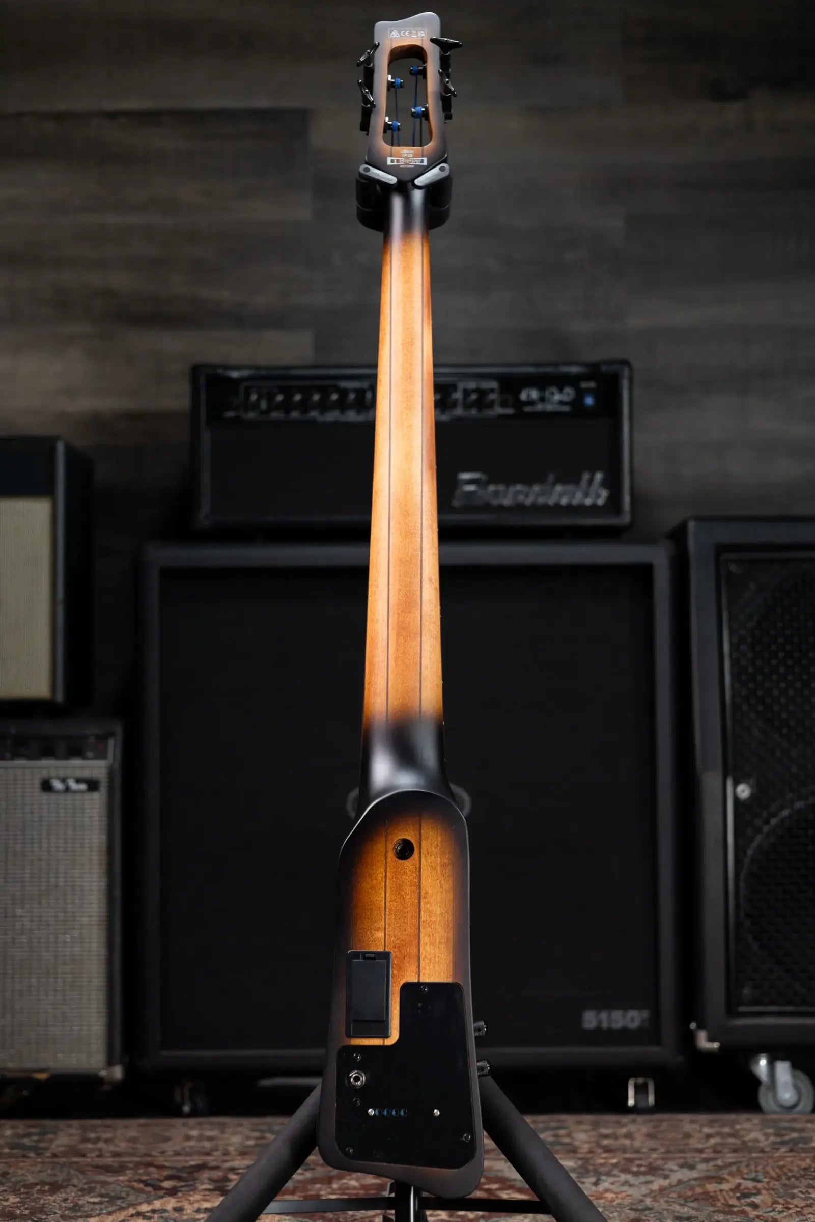 Ibanez Bass Workshop UB804 4-String Electric Upright Bass - Mahogany Oil Burst with Gig Bag