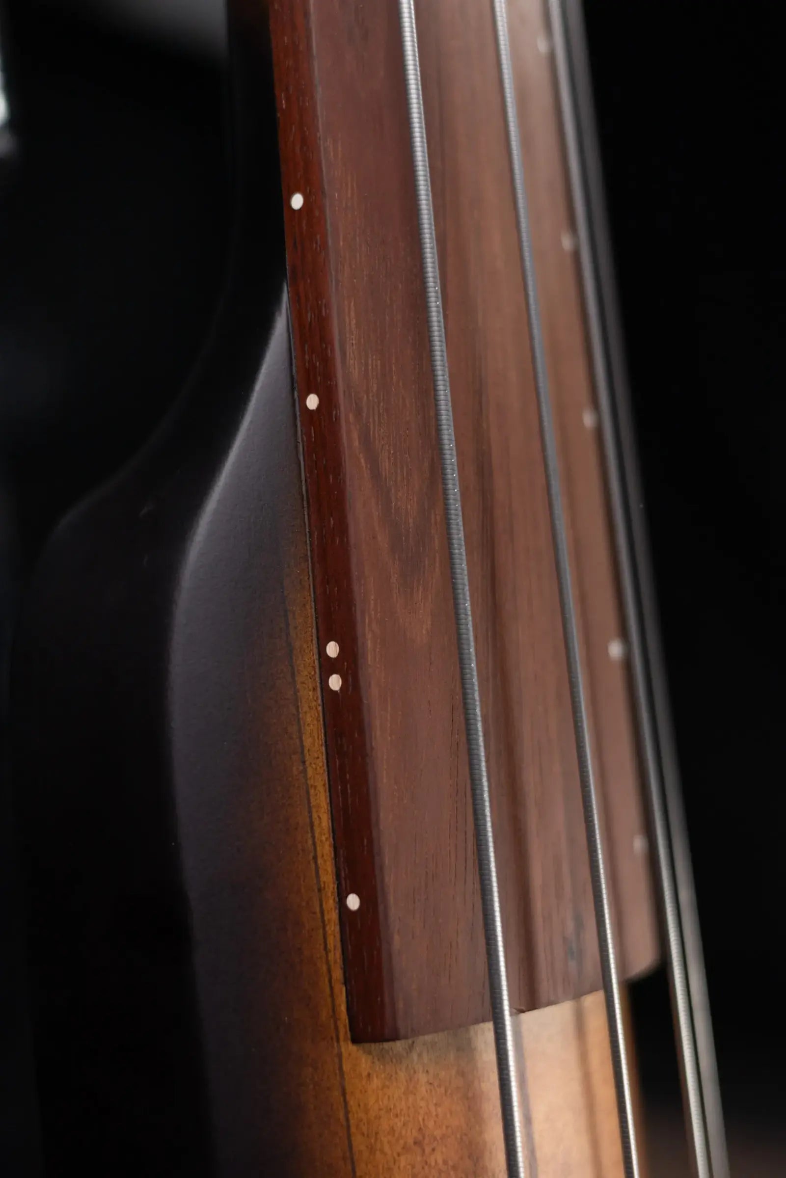 Ibanez Bass Workshop UB804 4-String Electric Upright Bass - Mahogany Oil Burst with Gig Bag