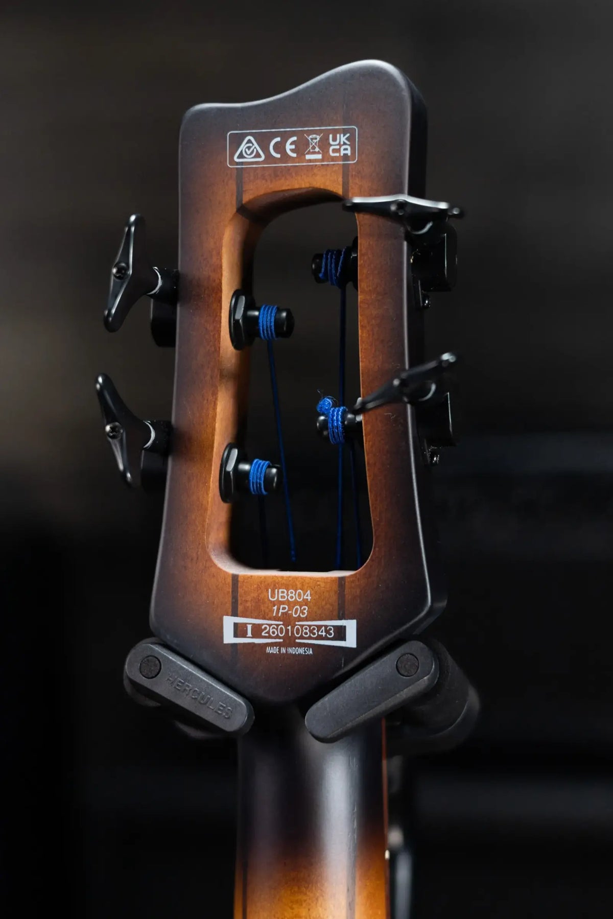 Ibanez Bass Workshop UB804 4-String Electric Upright Bass - Mahogany Oil Burst with Gig Bag
