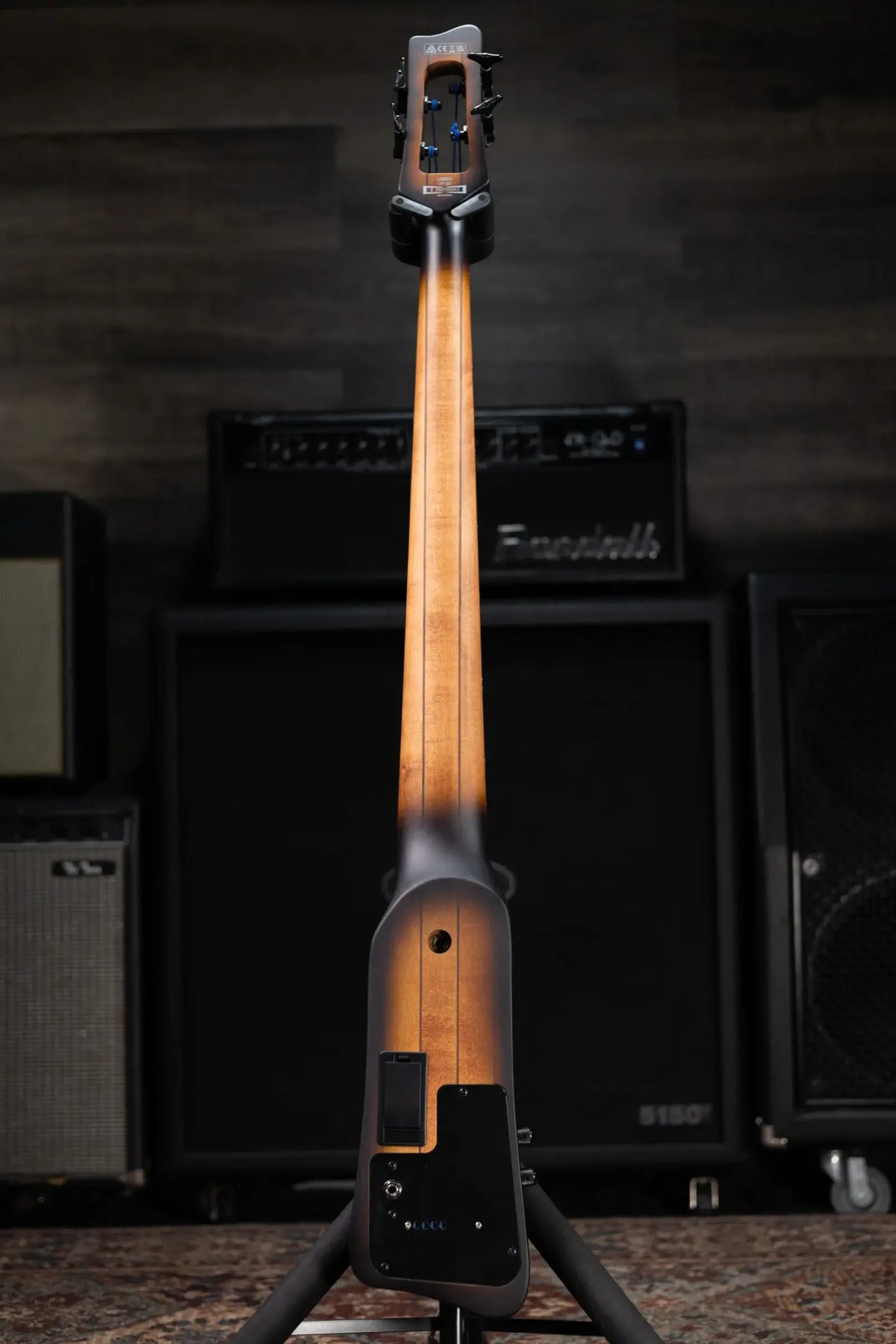 Ibanez Bass Workshop UB804 4-String Electric Upright Bass - Mahogany Oil Burst with Gig Bag