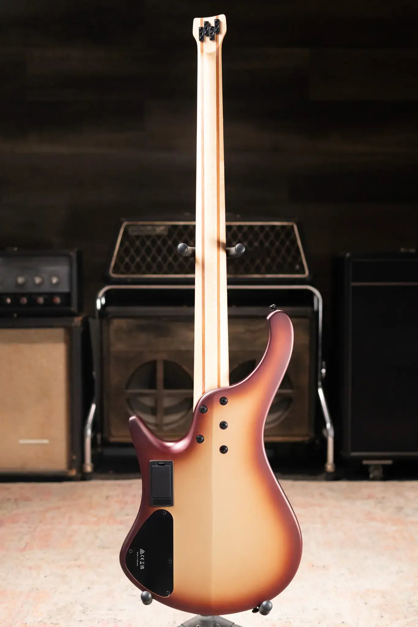 Ibanez EHB600CCM EHB Ergonomic Headless Bass - Charred Champagne Burst Matte