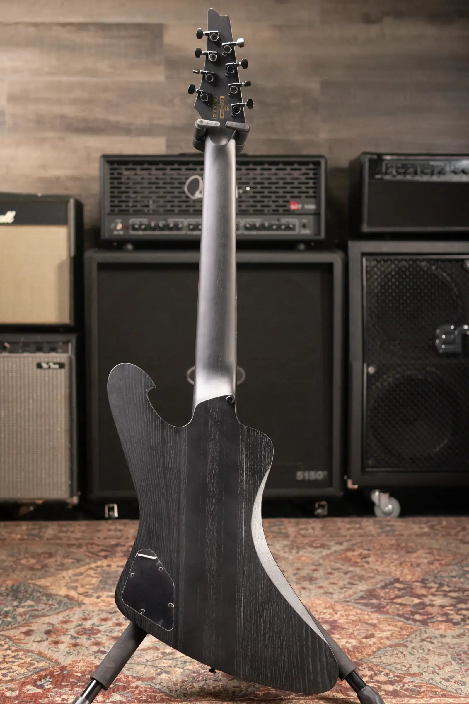 Ibanez Fredrik Thordendal Signature FTM33 Guitar - Weathered Black with Hardshell Case
