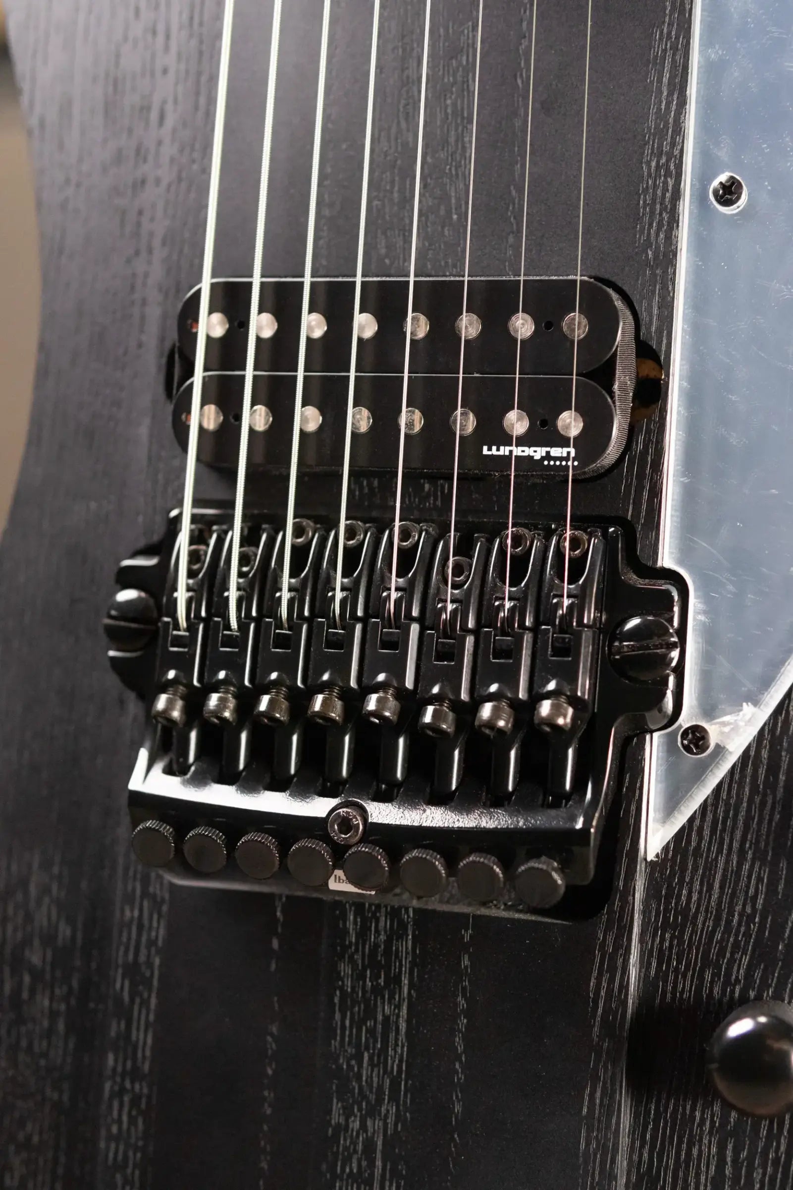 Ibanez Fredrik Thordendal Signature FTM33 Guitar - Weathered Black with Hardshell Case