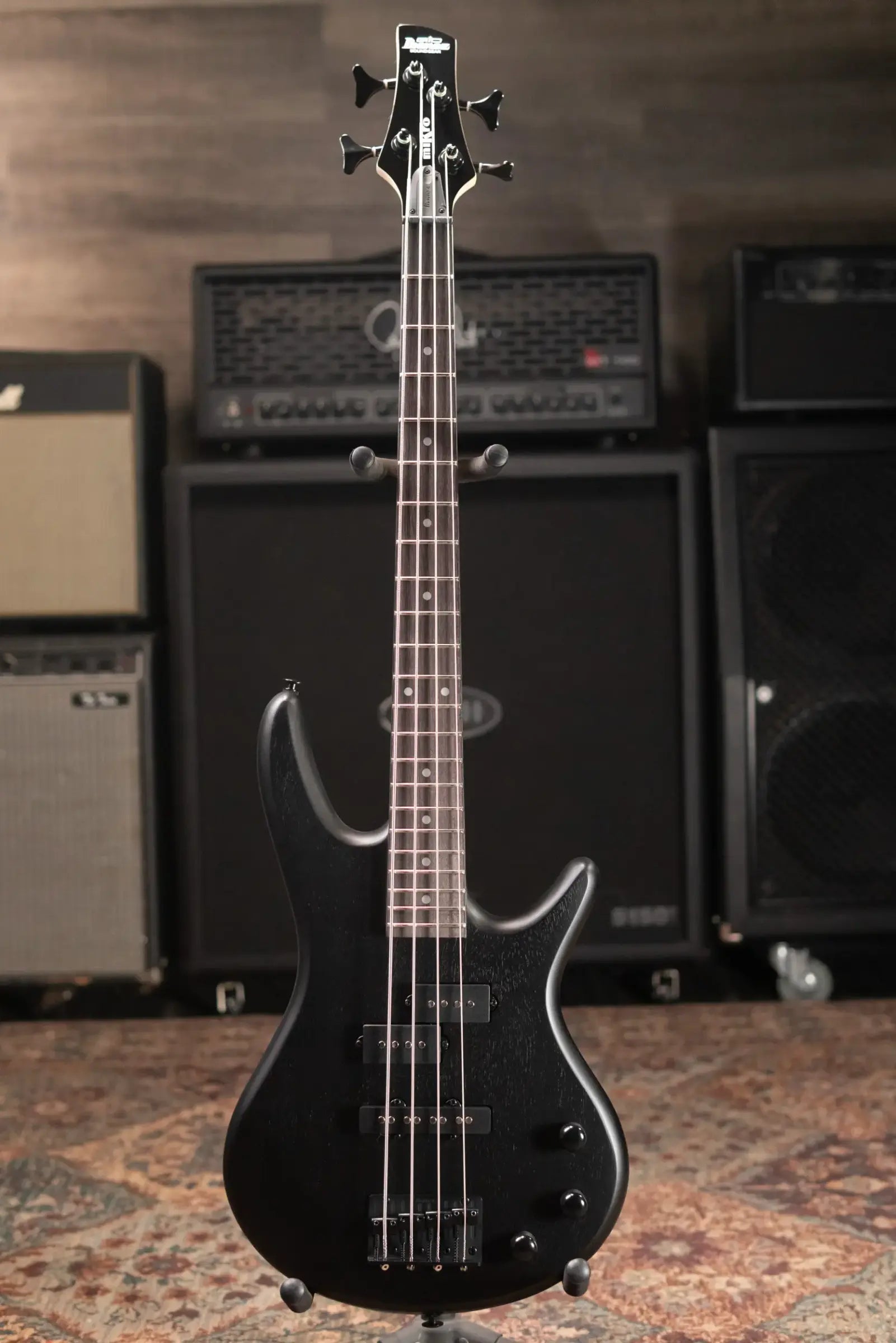 Ibanez GSRM20BWK miKro Bass Guitar - Weathered Black