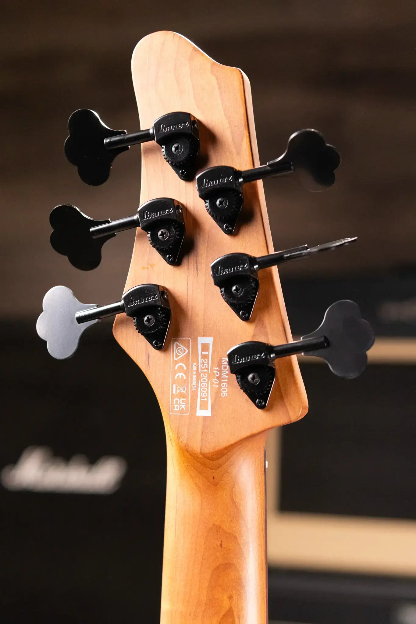 Ibanez MDM1606-NML Mode 6-String Electric Bass - Natural Mocha Low Gloss