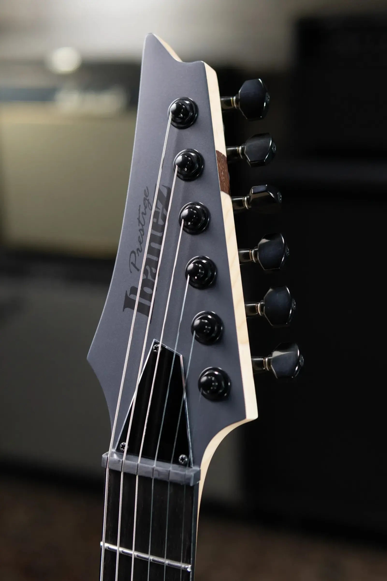 Ibanez Prestige RGR5121RB Electric Guitar - Gray Metallic Flat with Hardshell Case