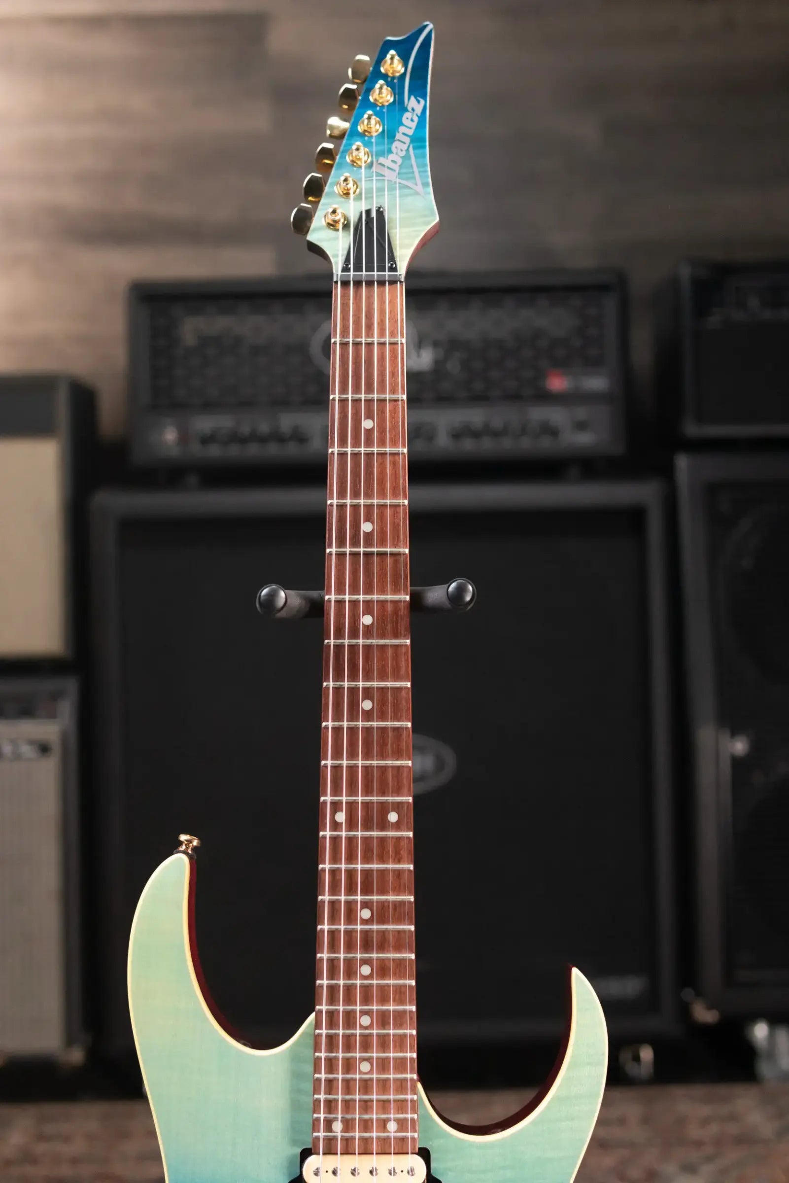 Ibanez RG421HPFM Blue Reef Graduation Electric Guitar with Hardshell Case - Used