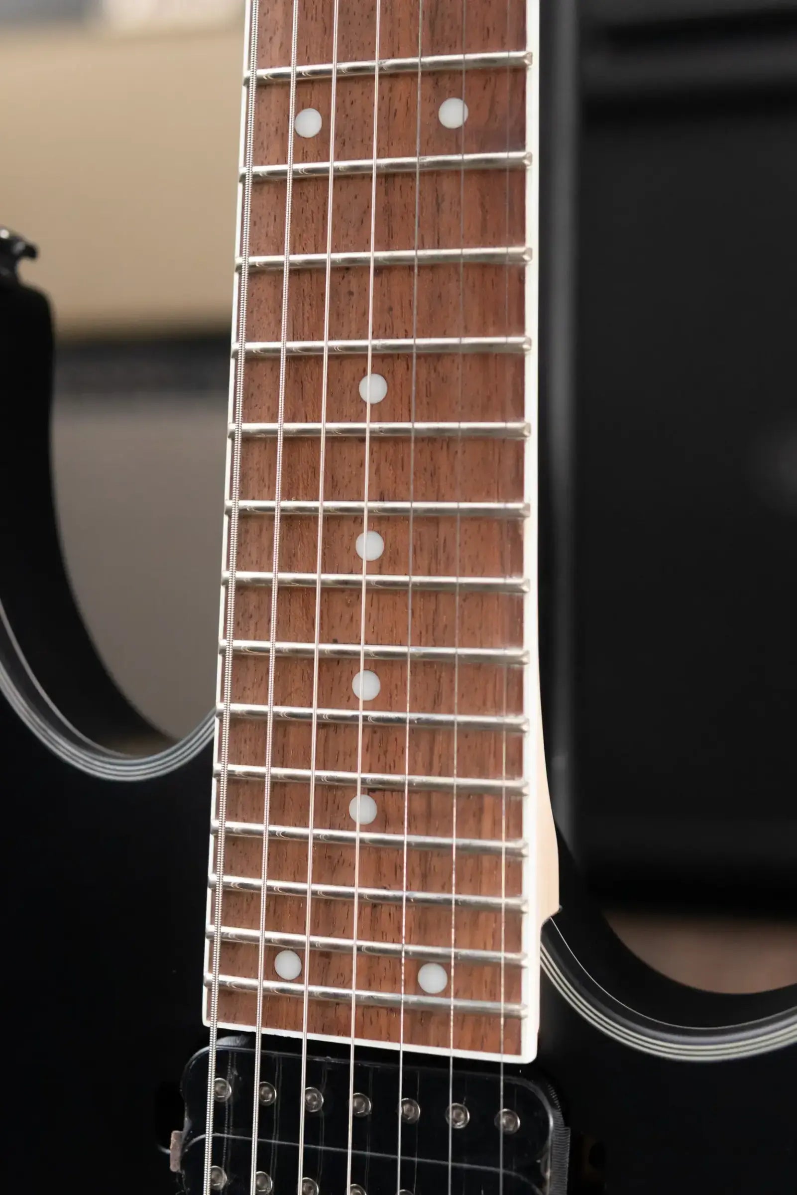 Ibanez RG7420EX 7-String Electric Guitar - Black Flat