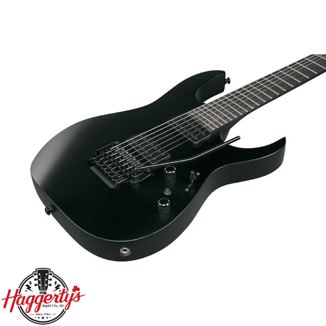 Ibanez RGRB720 Iron Label 7-String Electric Guitar - Black Flat