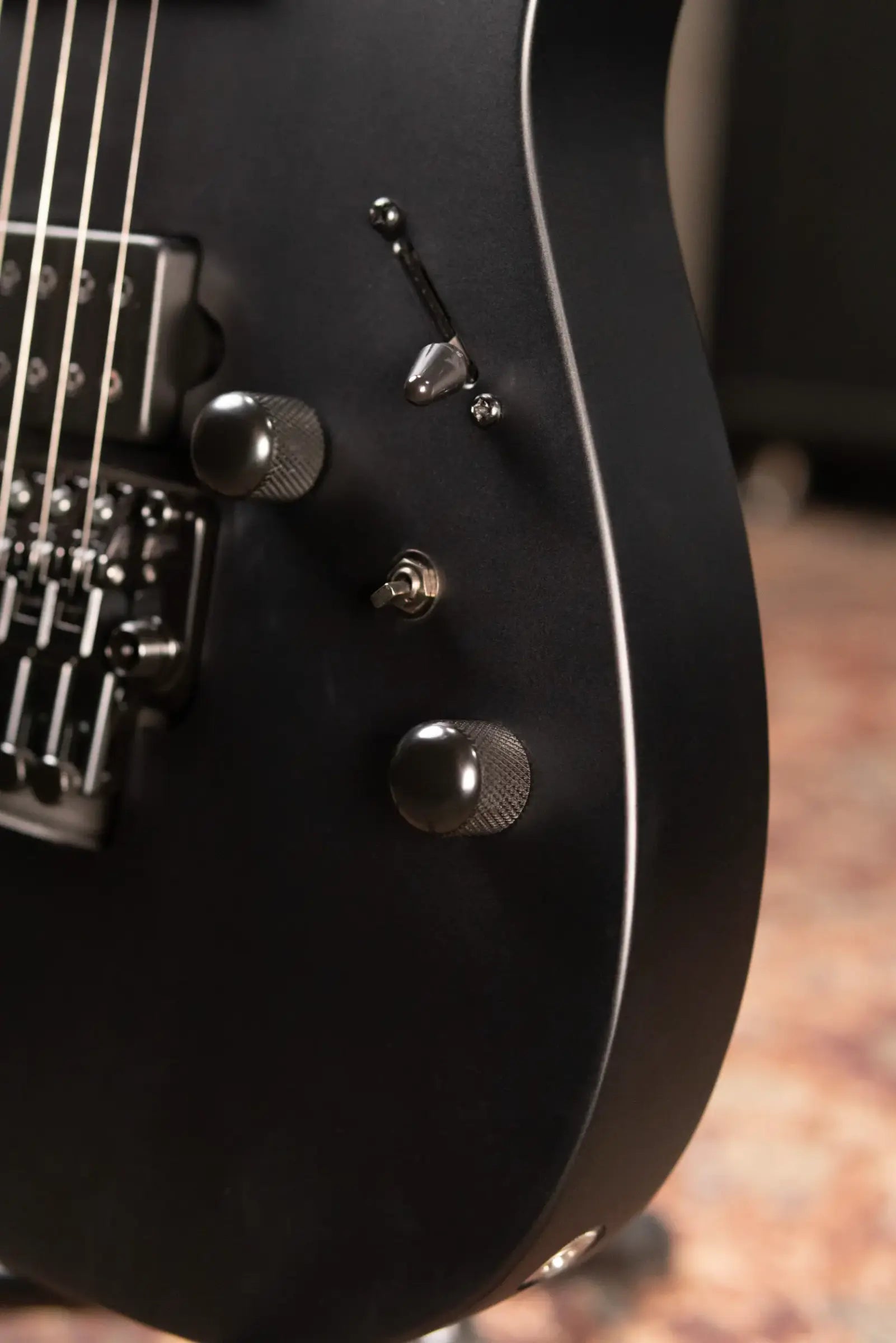 Ibanez RGRB720 Iron Label 7-String Electric Guitar - Black Flat