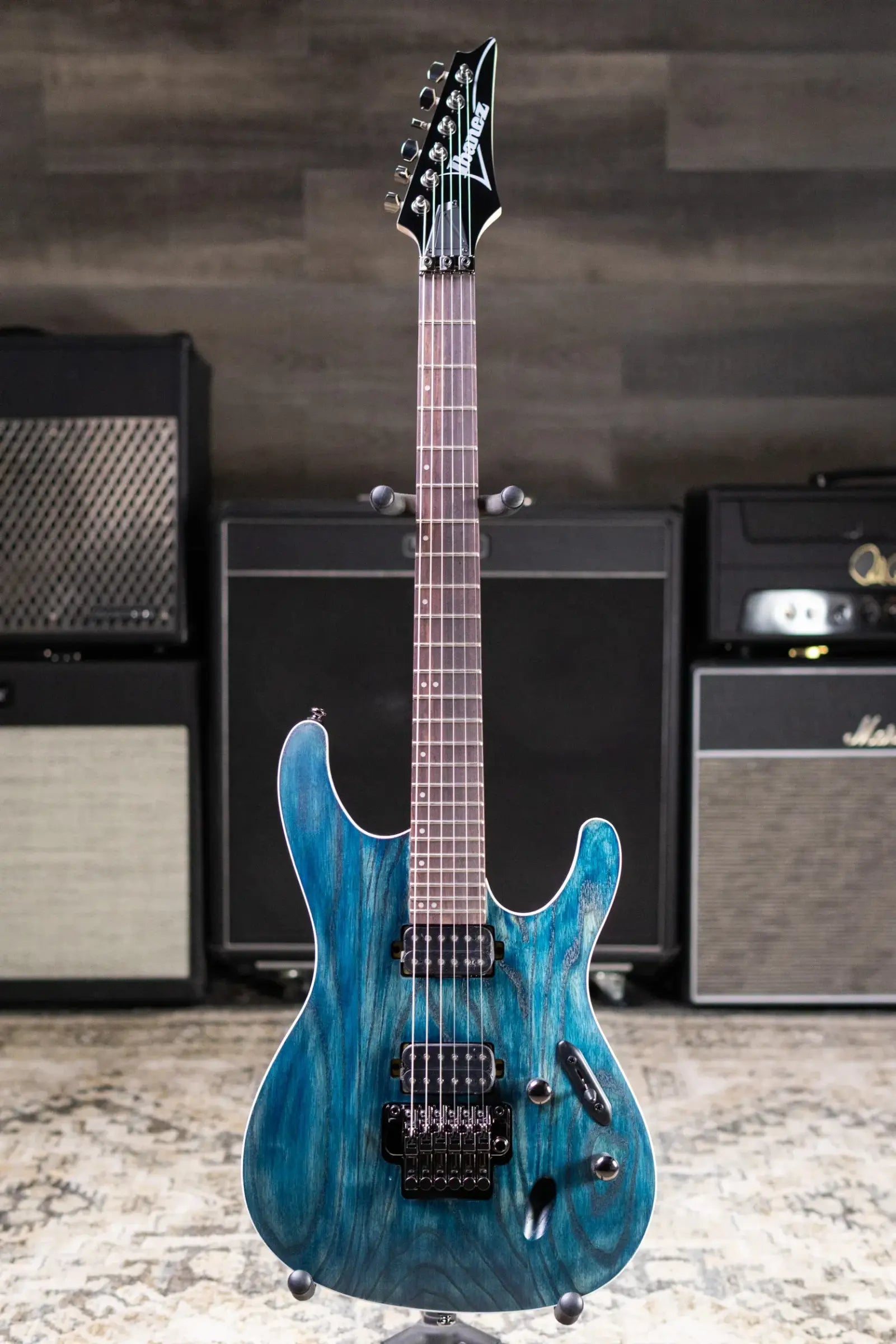 Ibanez S520AH S Standard Electric Guitar - Cosmic Blue Flat