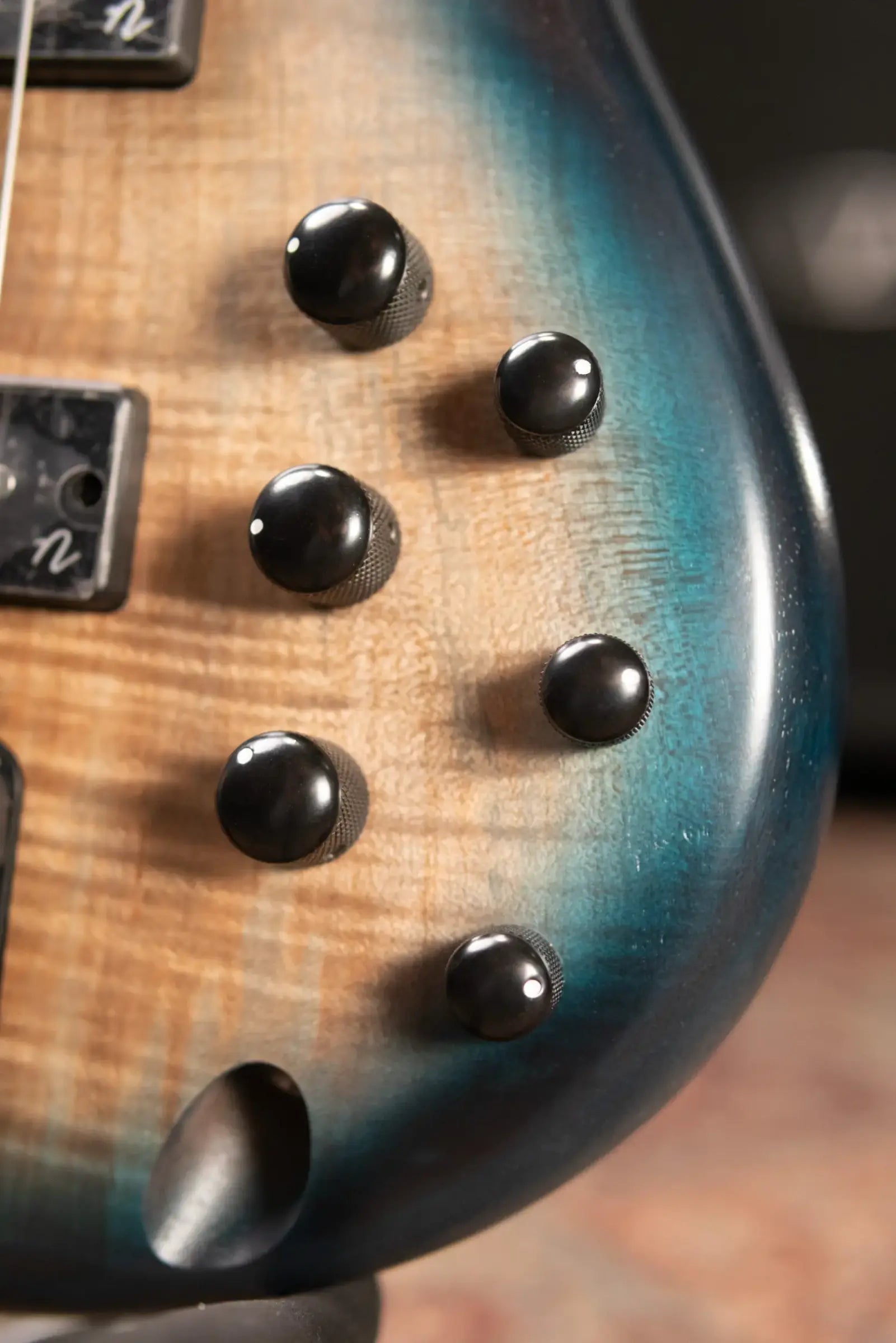 Ibanez SRD905 5-String Semi-Hollow Electric Bass - Cosmic Blue Starburst Low Gloss