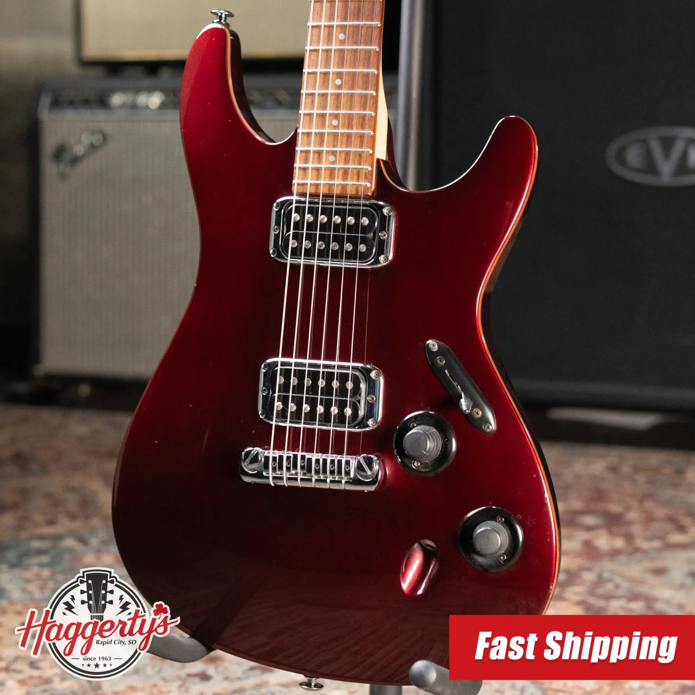 Ibanez S-Classic MIJ Electric Guitar - Black Cherry with Gig Bag - Used