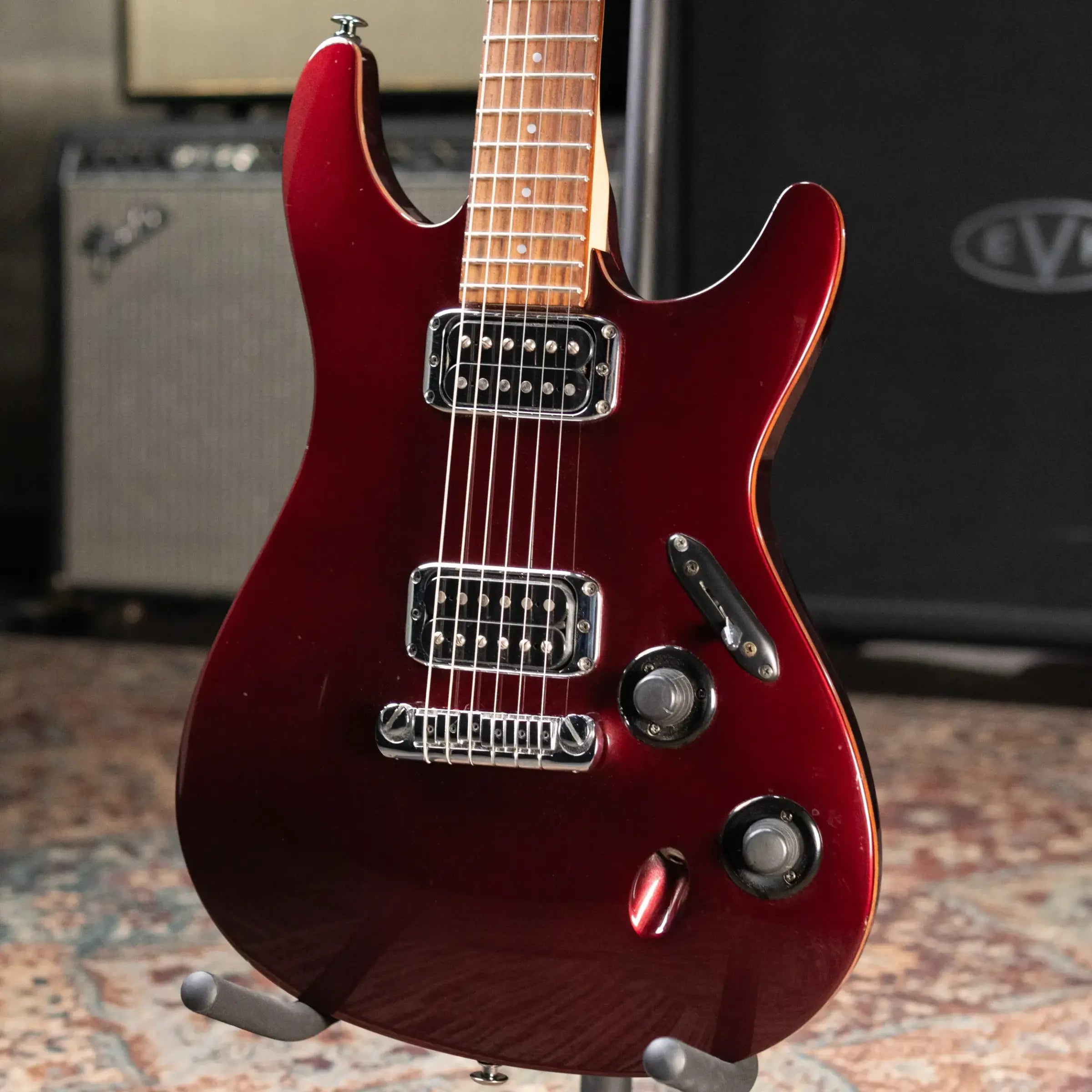Ibanez S-Classic MIJ Electric Guitar - Black Cherry with Gig Bag - Used