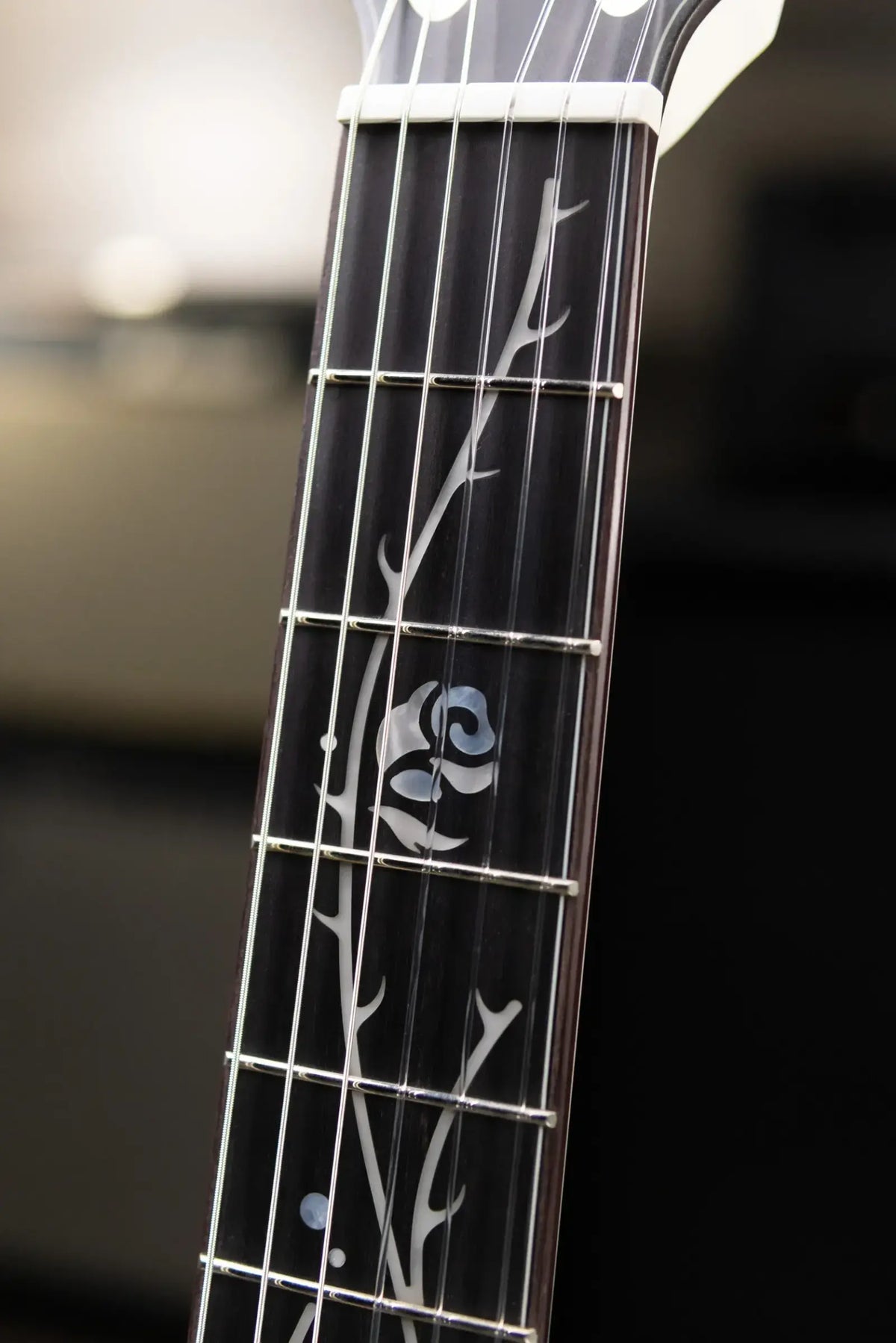 Ibanez TOD100FMN Tim Henson Signature Nylon Electric Guitar - Toasted Marshmallow Matte with Gig Bag
